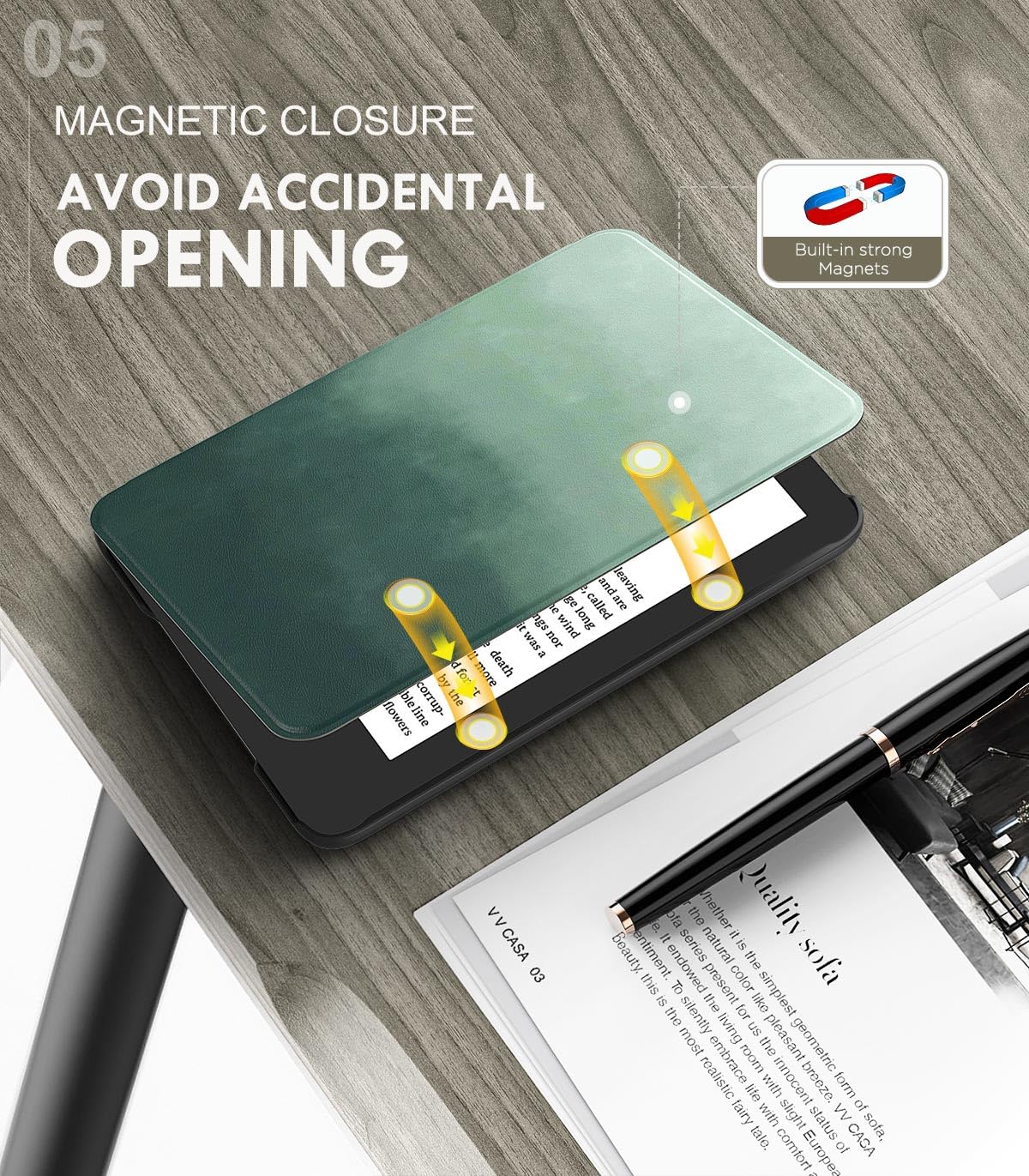 Foto 5 | Funda Moko Para Kindle 11.ª Generación 2024/2022 Con Encendido Y Apagado Automáticos - Venta Internacional.