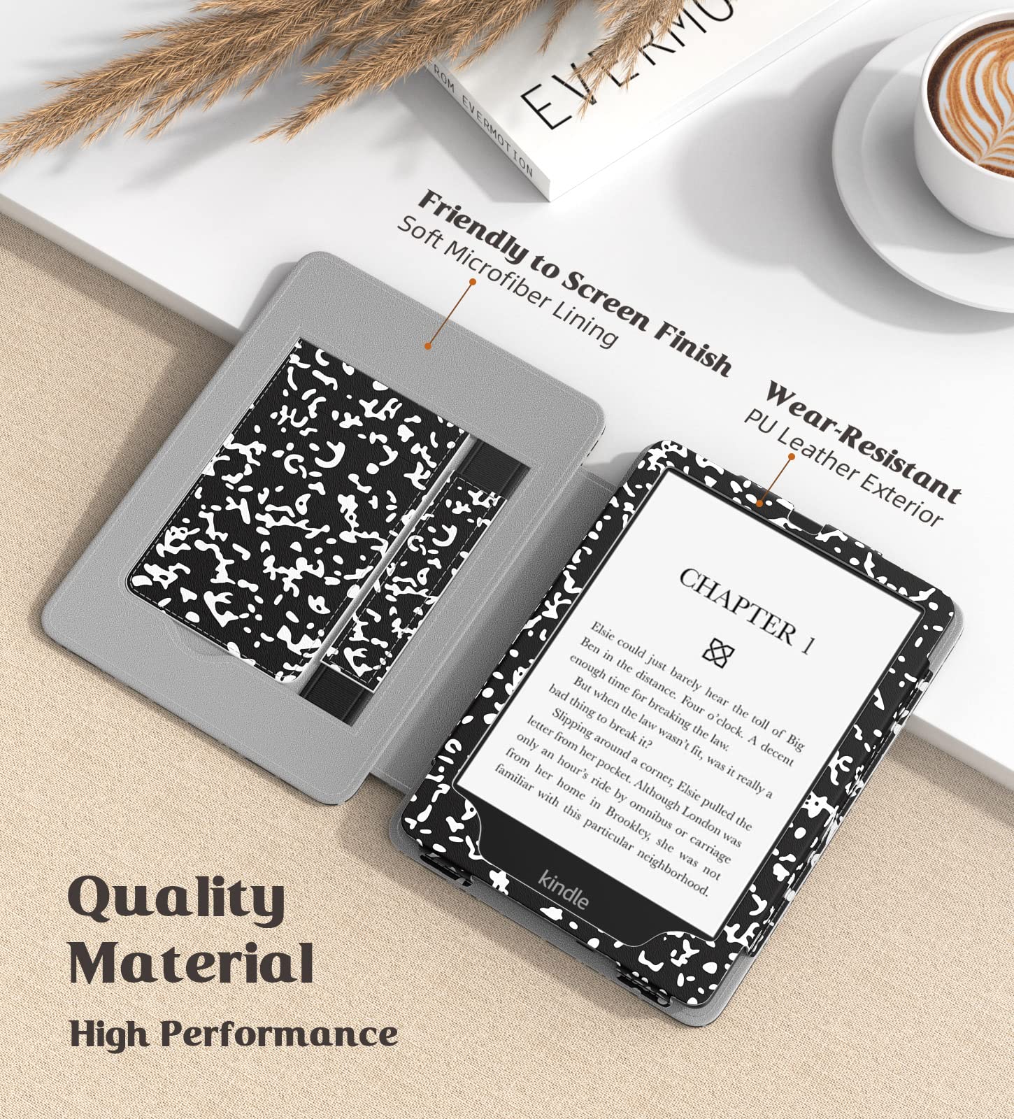 Foto 5 pulgar | Funda Moko Para Kindle Paperwhite 2021 De 6 8 Pulgadas Con Encendido/apagado Automáticos - Venta Internacional.