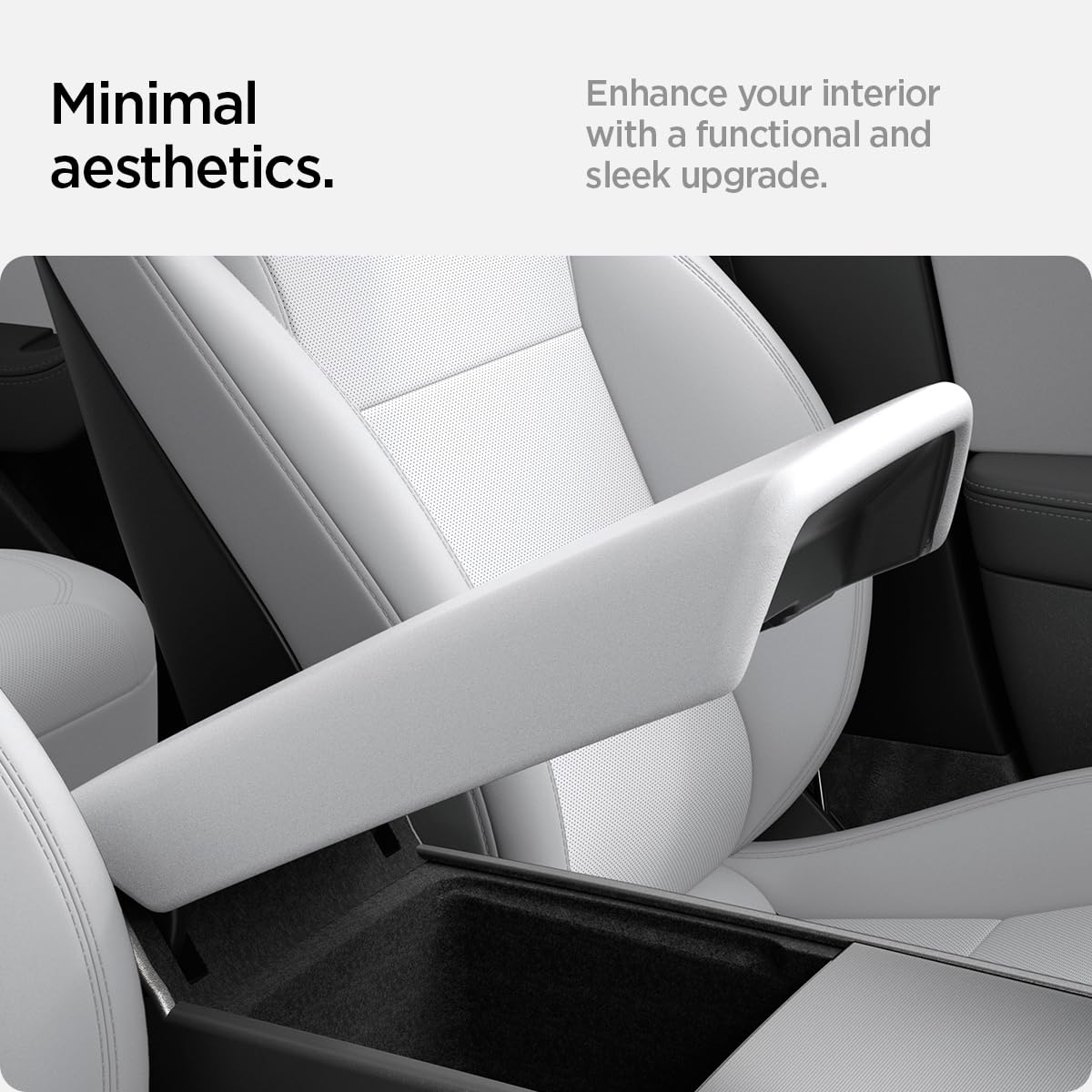 Foto 3 | Funda De Reposabrazos Spigen Para Tesla Model Y 2025/2026 Y Model 3 - Venta Internacional.
