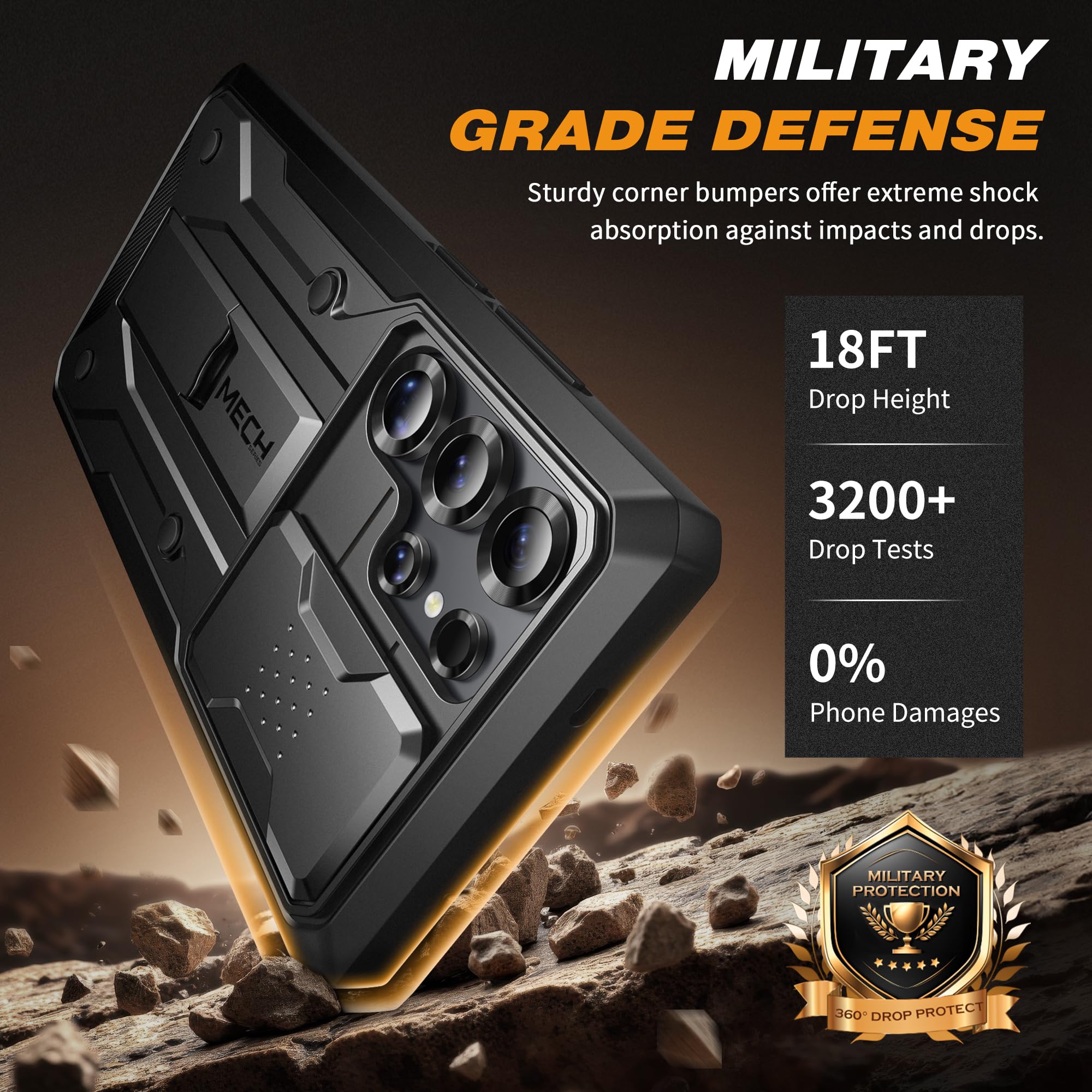 Foto 6 | Funda Tongate Para Samsung Galaxy S25 Ultra Con Pantalla De Privacidad - Venta Internacional.
