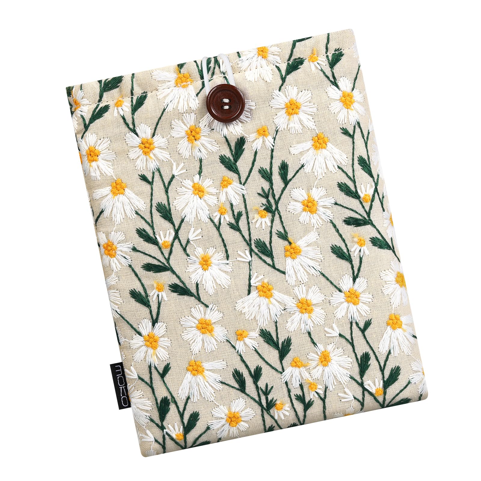 Funda Moko Bordada Daisy De 6 A 7 Pulgadas Para Kindle - Venta Internacional.