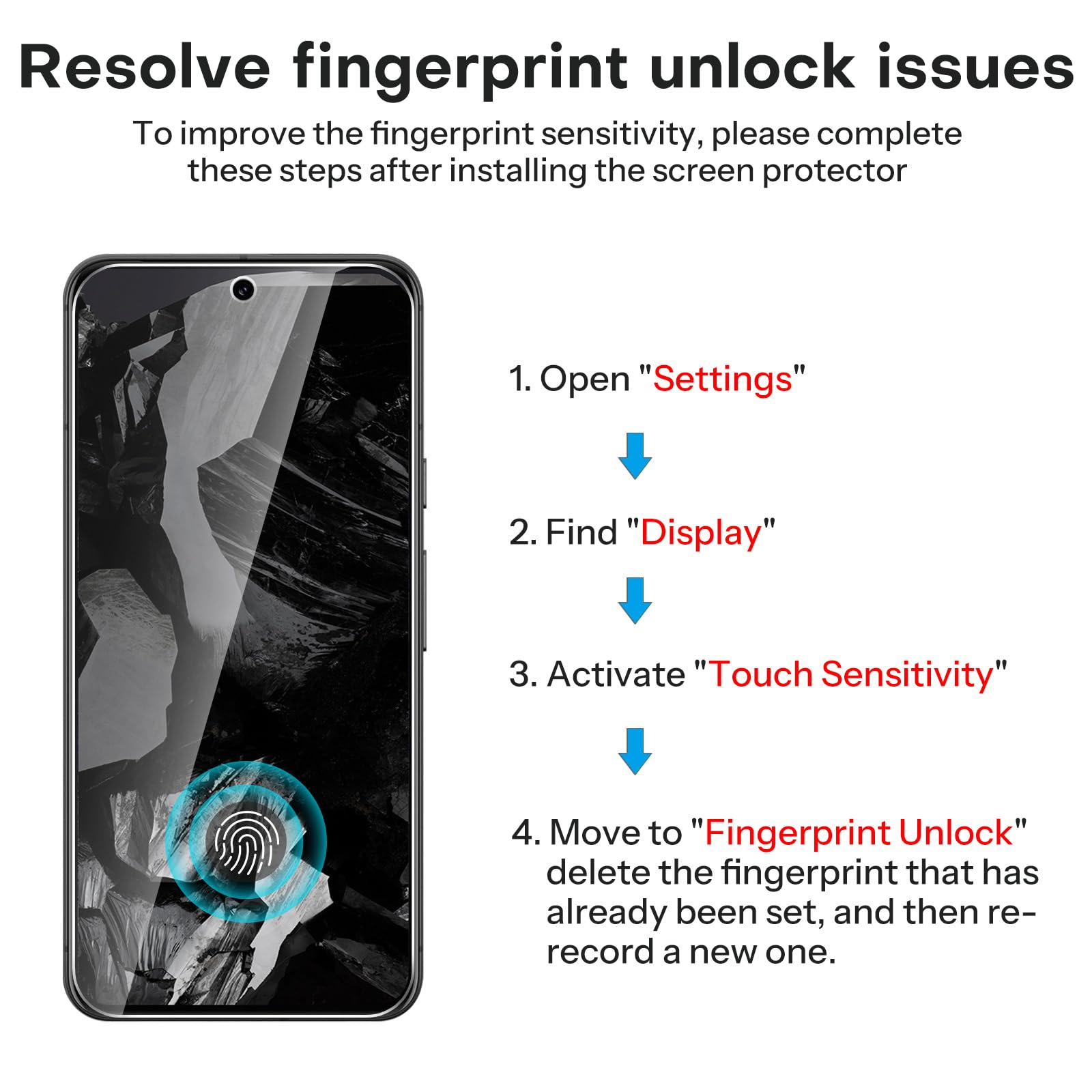 Foto 4 pulgar | Protector De Pantalla Omoton 3+2 Pack Para Google Pixel 8a - Venta Internacional.