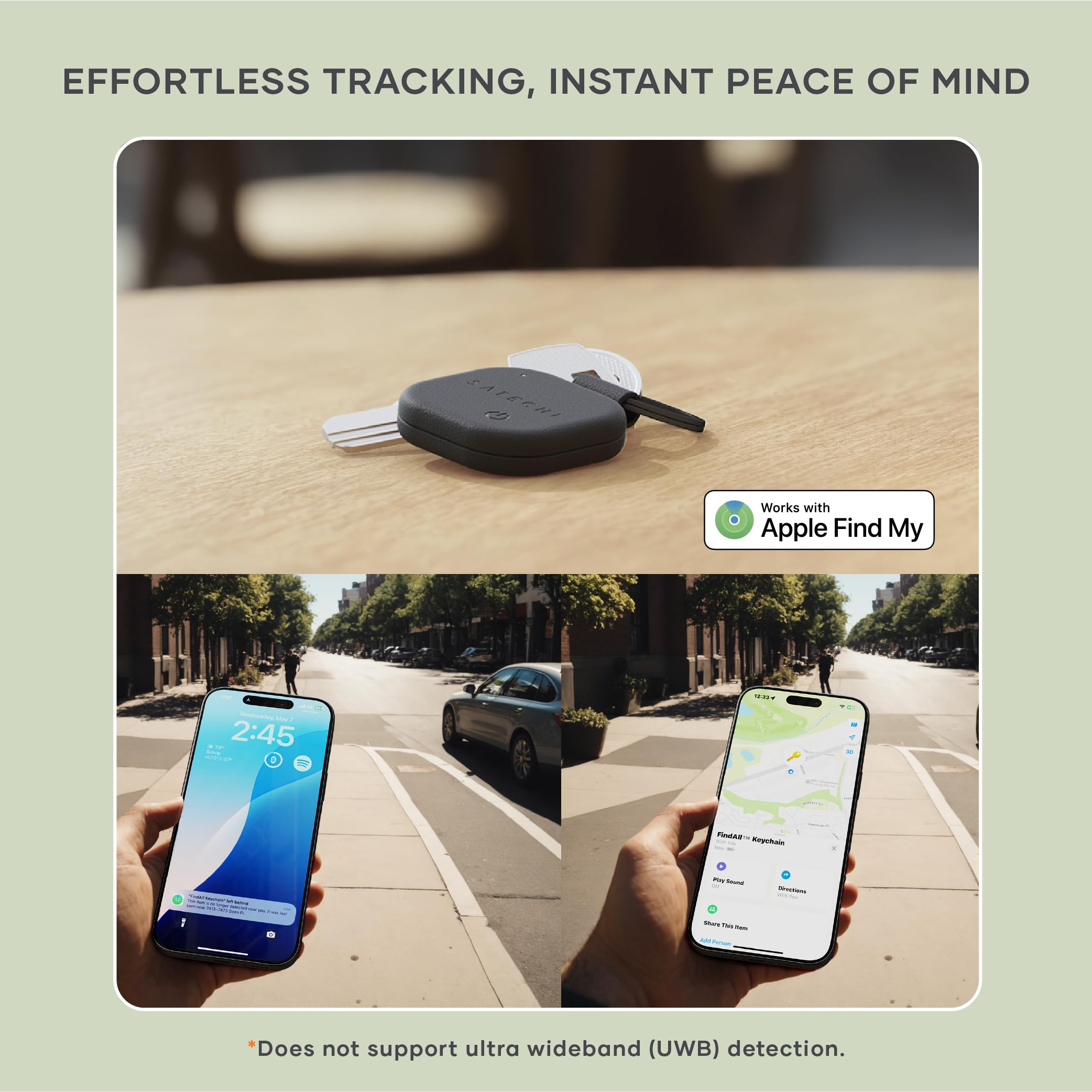 Foto 4 pulgar | Llavero Satechi Findall Con Find My  Recargable  Negro - Venta Internacional.