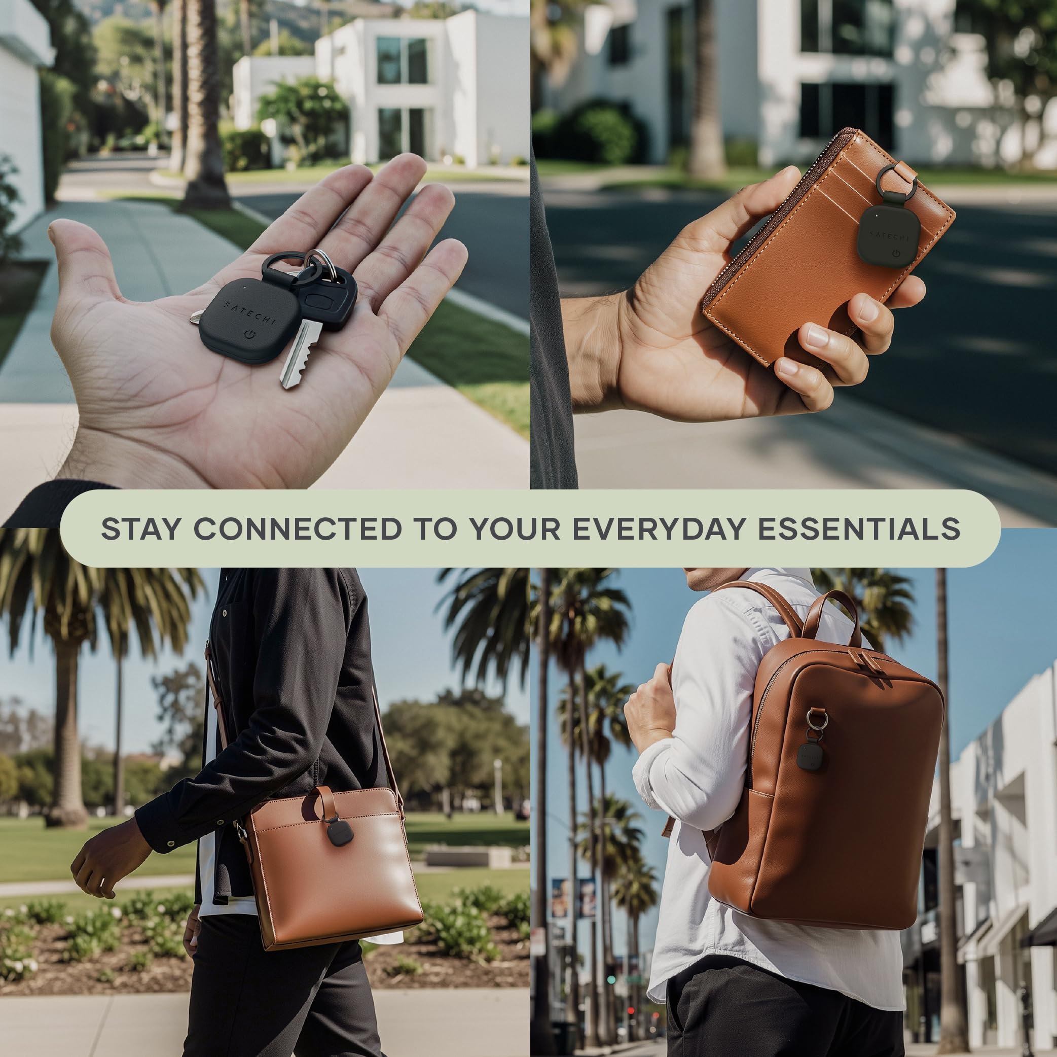 Foto 6 | Llavero Satechi Findall Con Find My  Recargable  Negro - Venta Internacional.