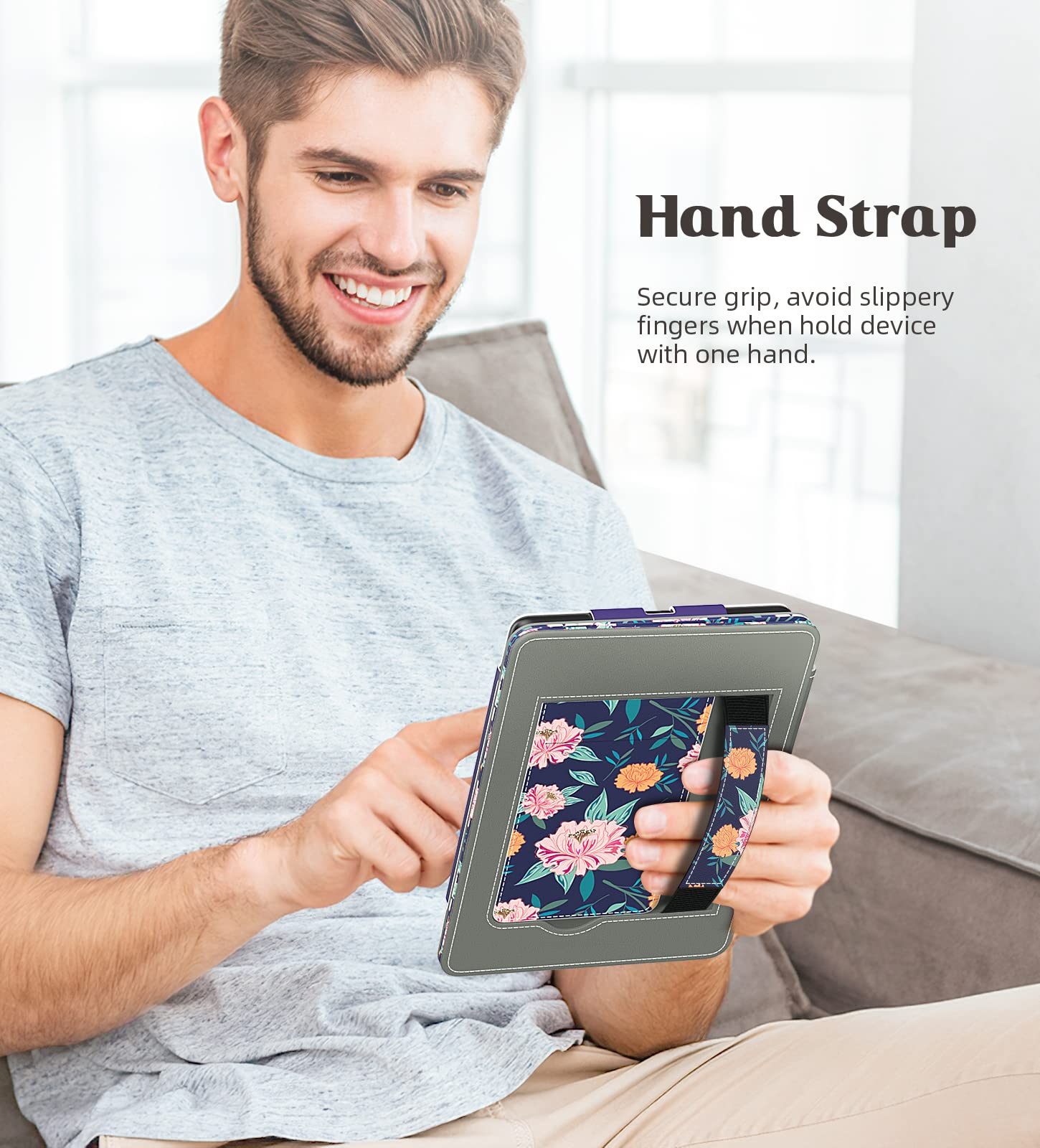 Foto 7 | Funda Moko Para Kindle Paperwhite 2021 6.8 Con Encendido/apagado Automáticos - Venta Internacional.