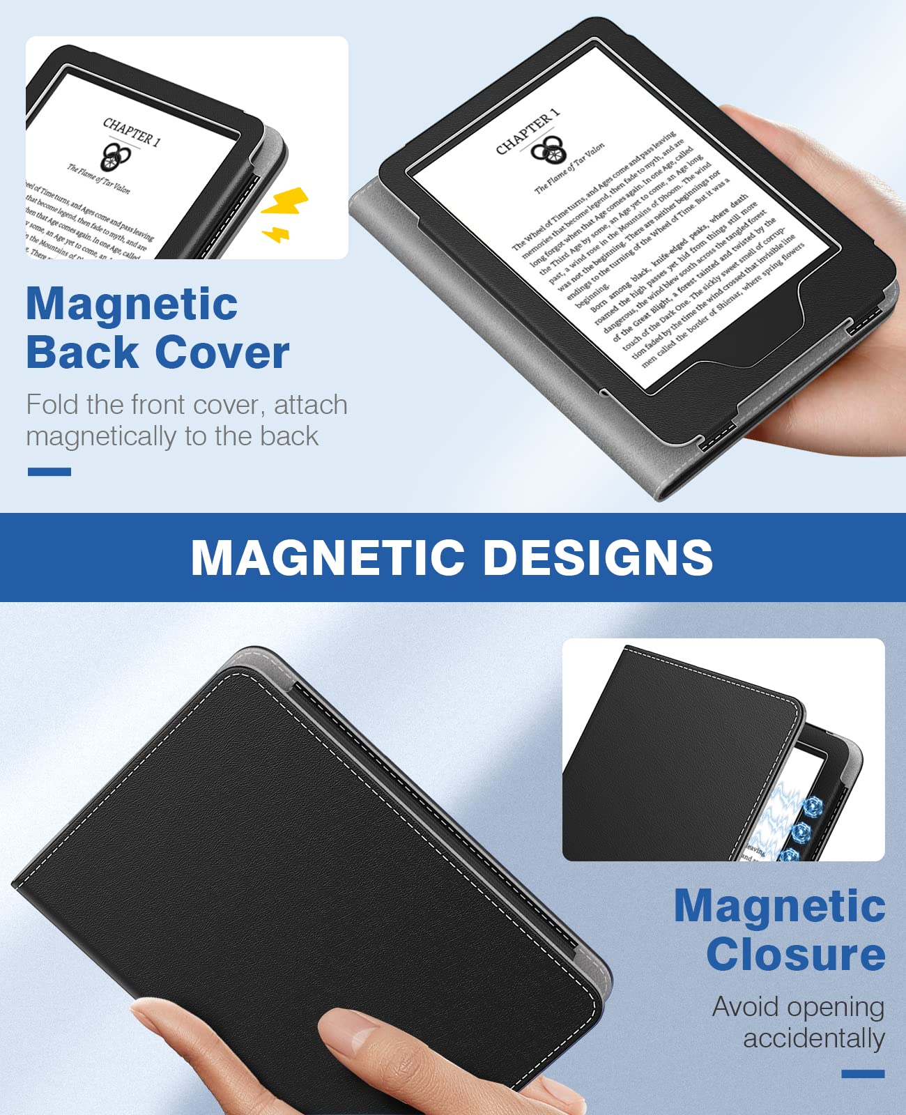 Foto 7 pulgar | Funda Moko Para Kindle 6 Totalmente Nuevo (2022  2019  2016) Con Encendido/apagado Automáticos - Venta Internacional.