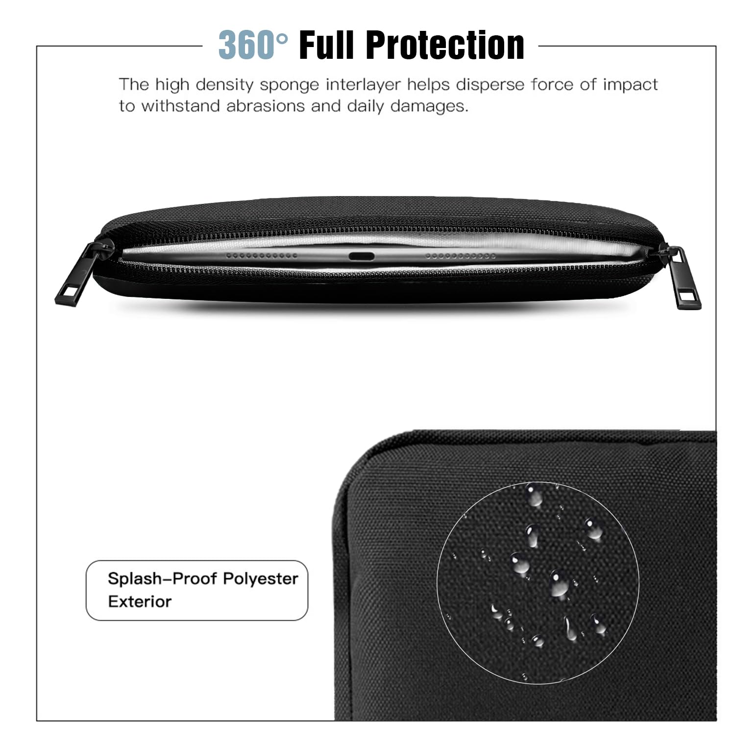 Foto 4 | Funda Para Tablet Timovo Para Ipad Air 13 M3 2025/pro 13/12.9 Negra - Venta Internacional.