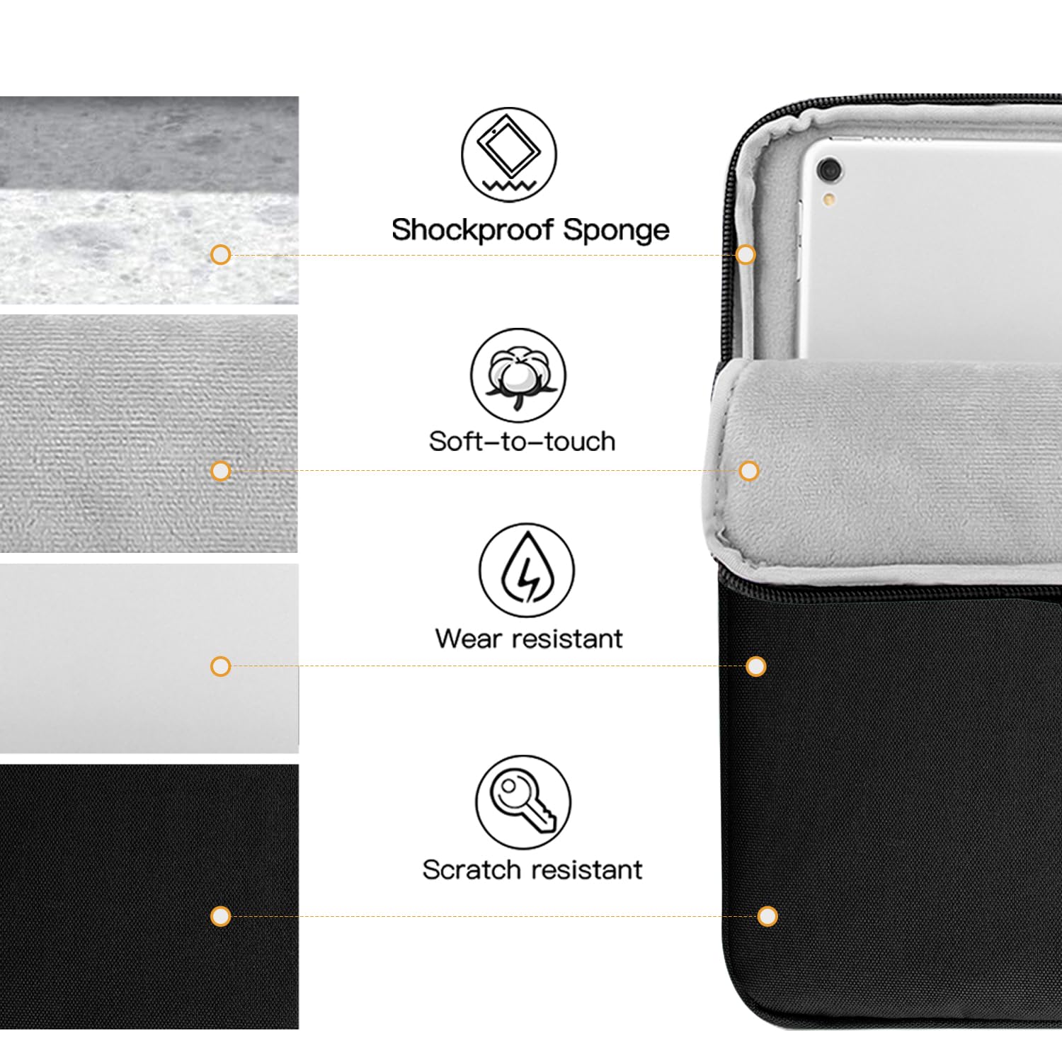 Foto 5 | Funda Para Tablet Timovo Para Ipad Air 13 M3 2025/pro 13/12.9 Negra - Venta Internacional.