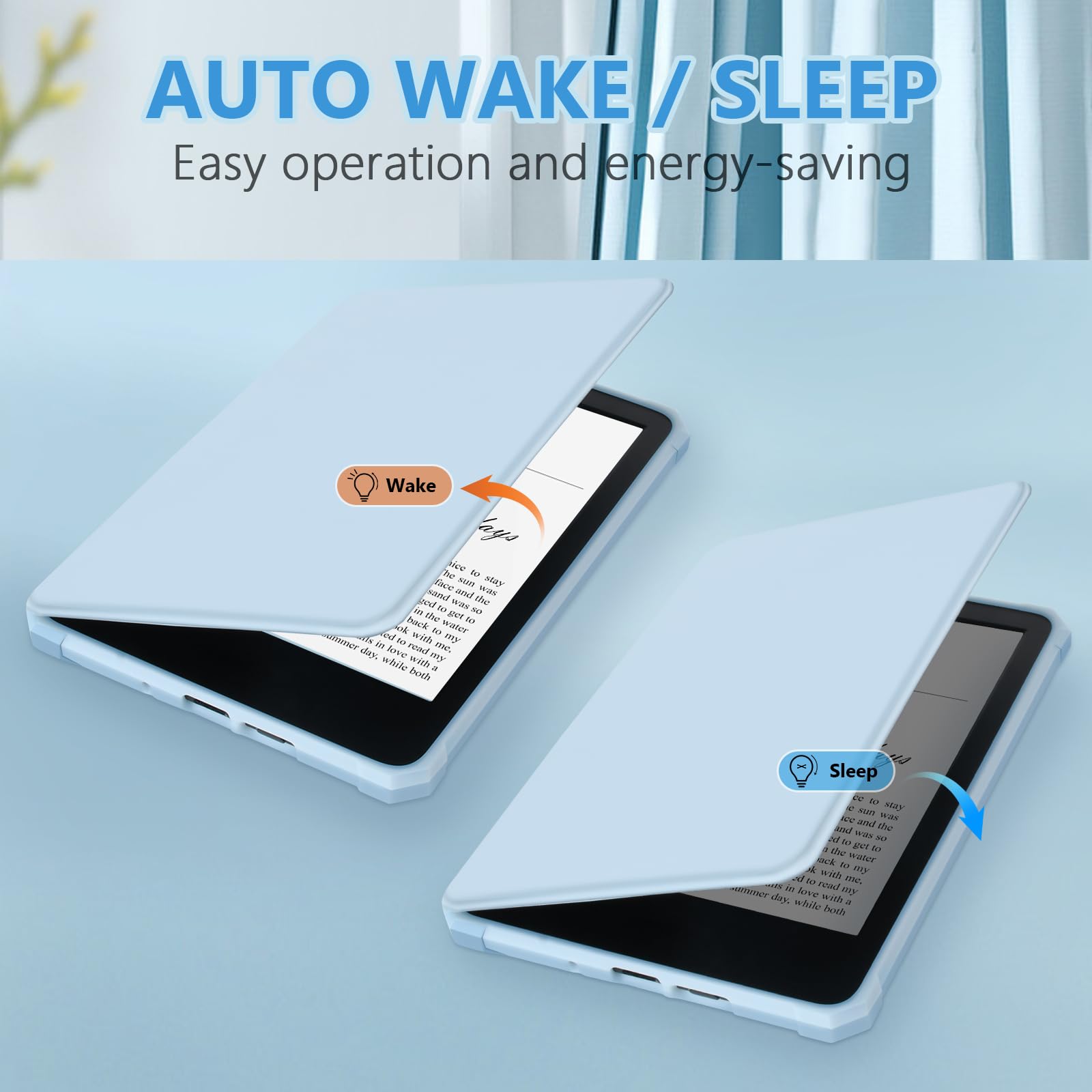 Foto 5 | Funda Fuwang Para Kindle De 6 Pulgadas  11.ª Generación  2024/2022  Piel Sintética - Venta Internacional.