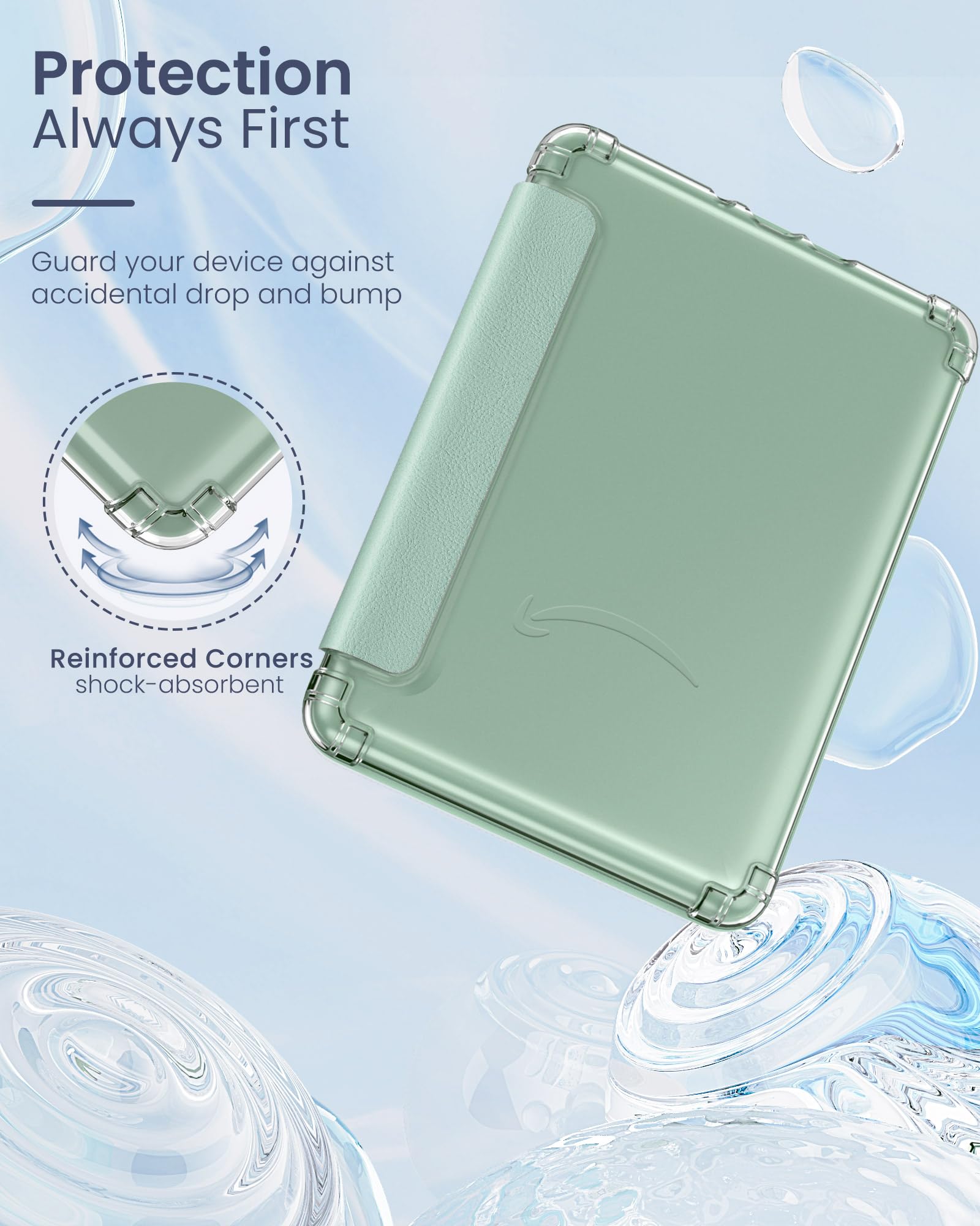 Foto 4 pulgar | Funda Moko Para Kindle 6 (11.ª Generación  2024/2022)  Tpu Ultra Transparente - Venta Internacional.