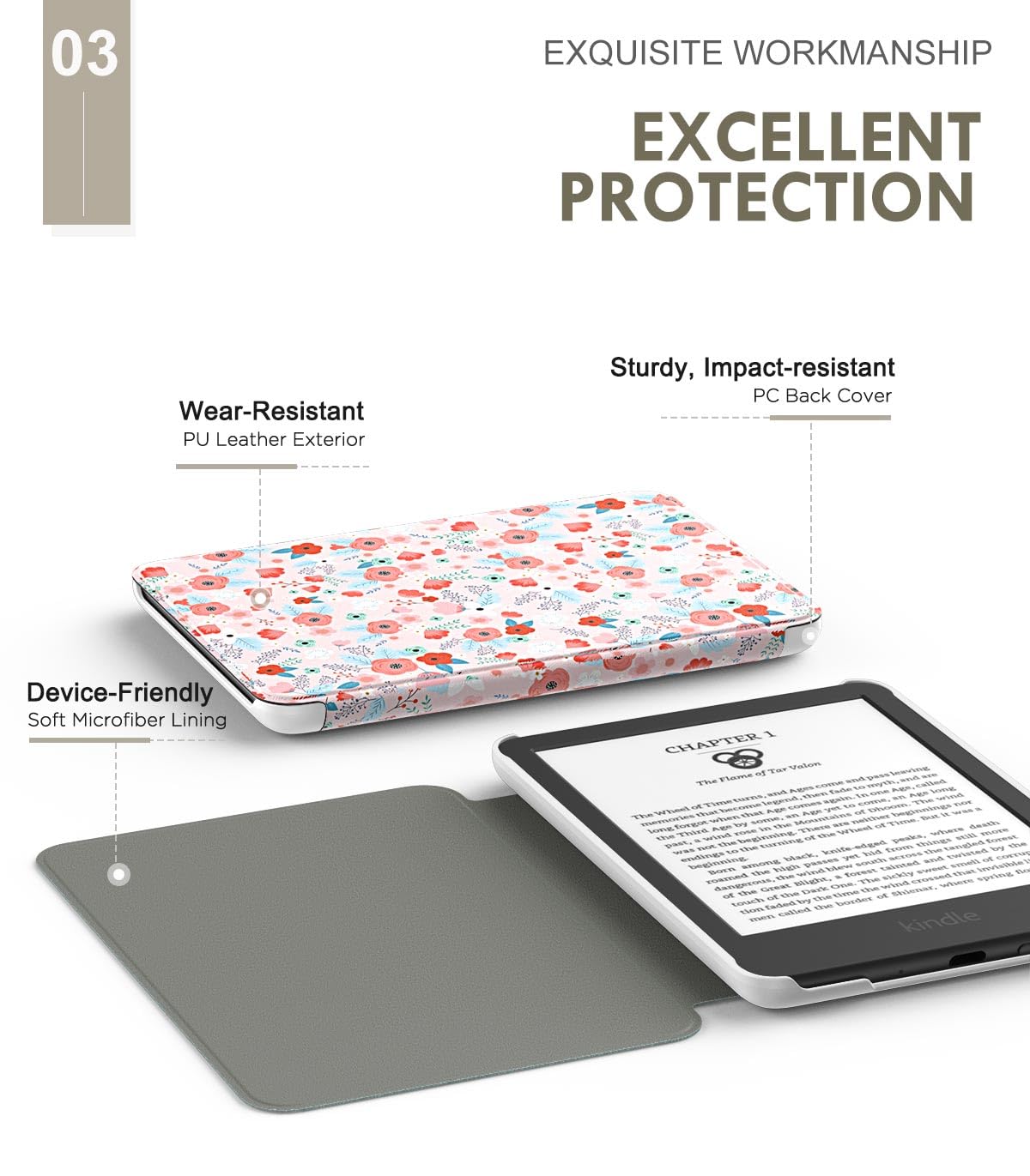 Foto 4 | Funda Moko Para El Nuevo Kindle 11.ª Generación 2024/2022 - Venta Internacional.