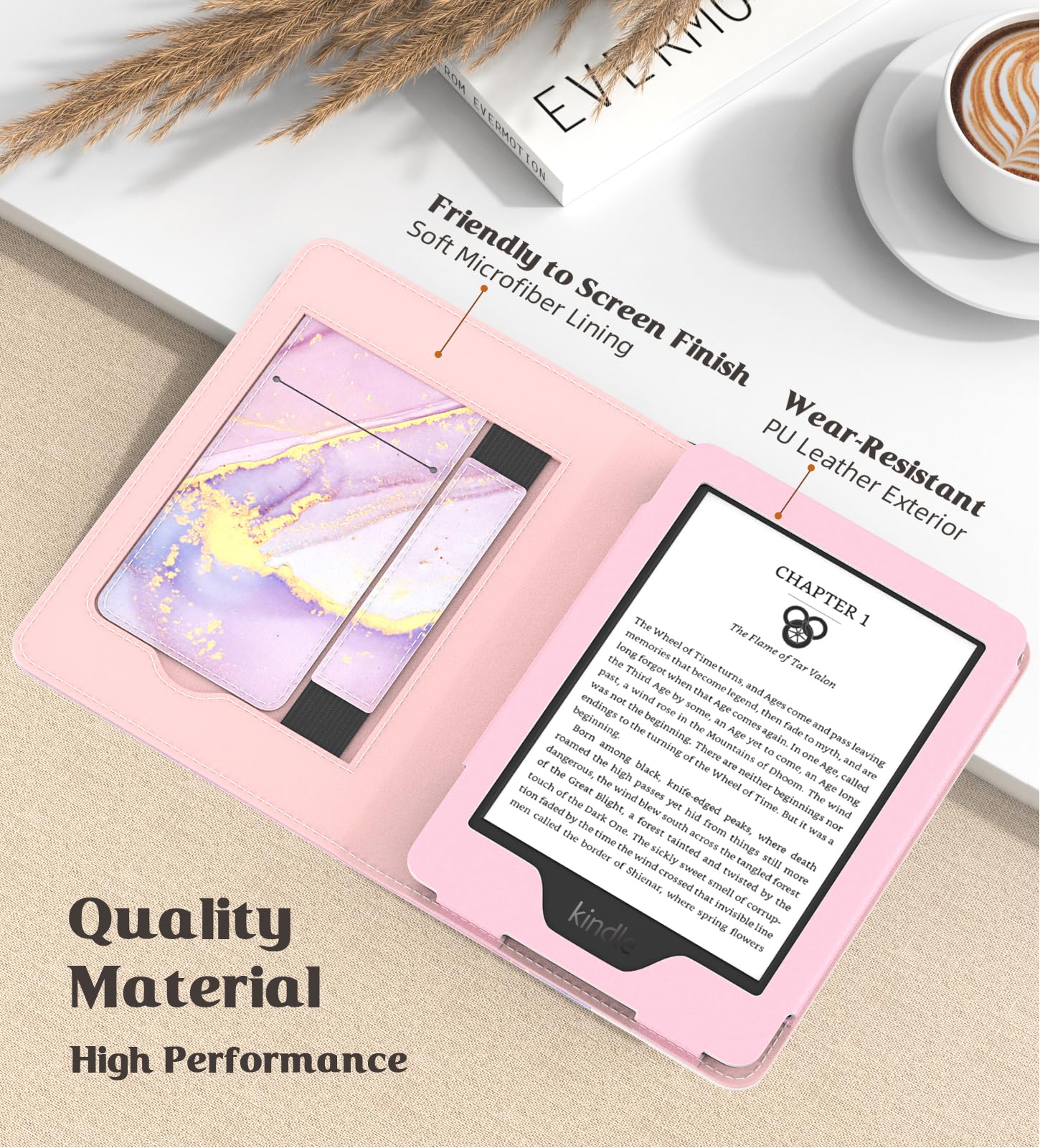 Foto 5 pulgar | Funda De Poliuretano Ultraligera Moko Para Kindle 11.ª Generación - Venta Internacional.