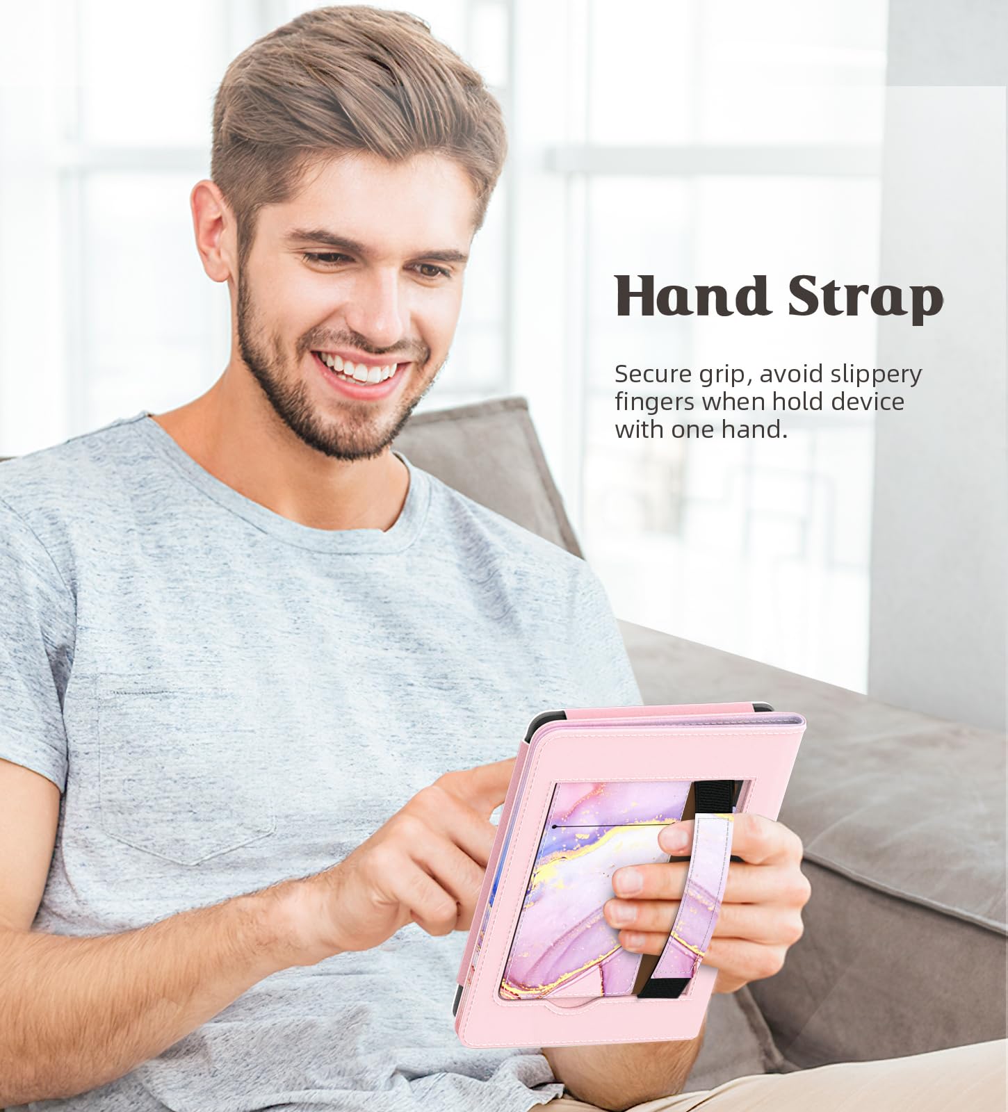 Foto 8 pulgar | Funda De Poliuretano Ultraligera Moko Para Kindle 11.ª Generación - Venta Internacional.