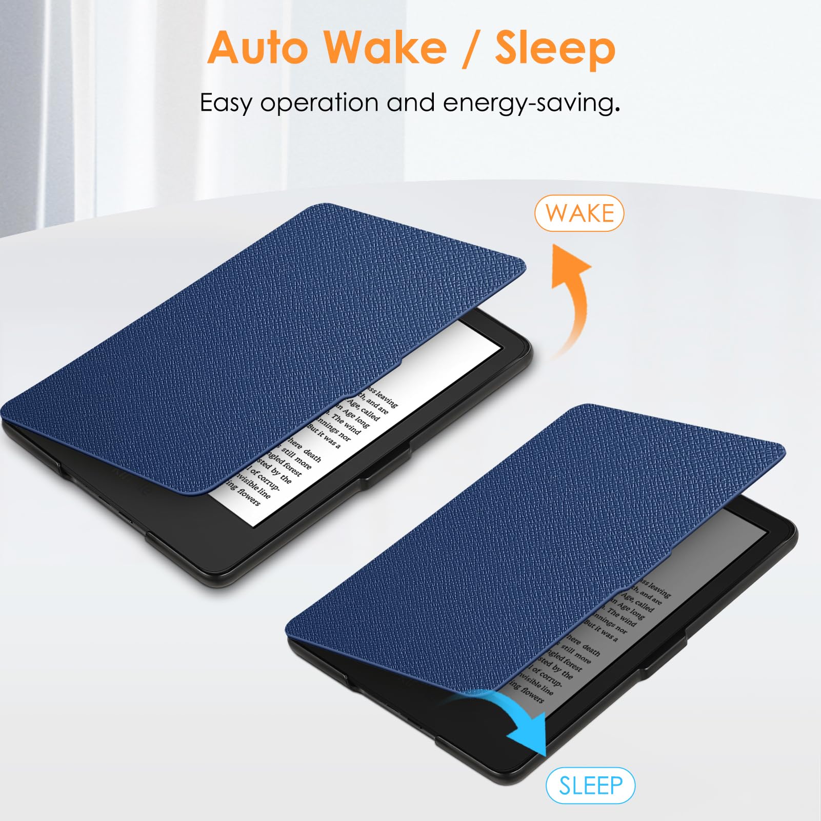 Foto 4 pulgar | Funda Fintie Slimshell Para Kindle 11.ª Generación 2024/2022  Color Azul Marino - Venta Internacional.