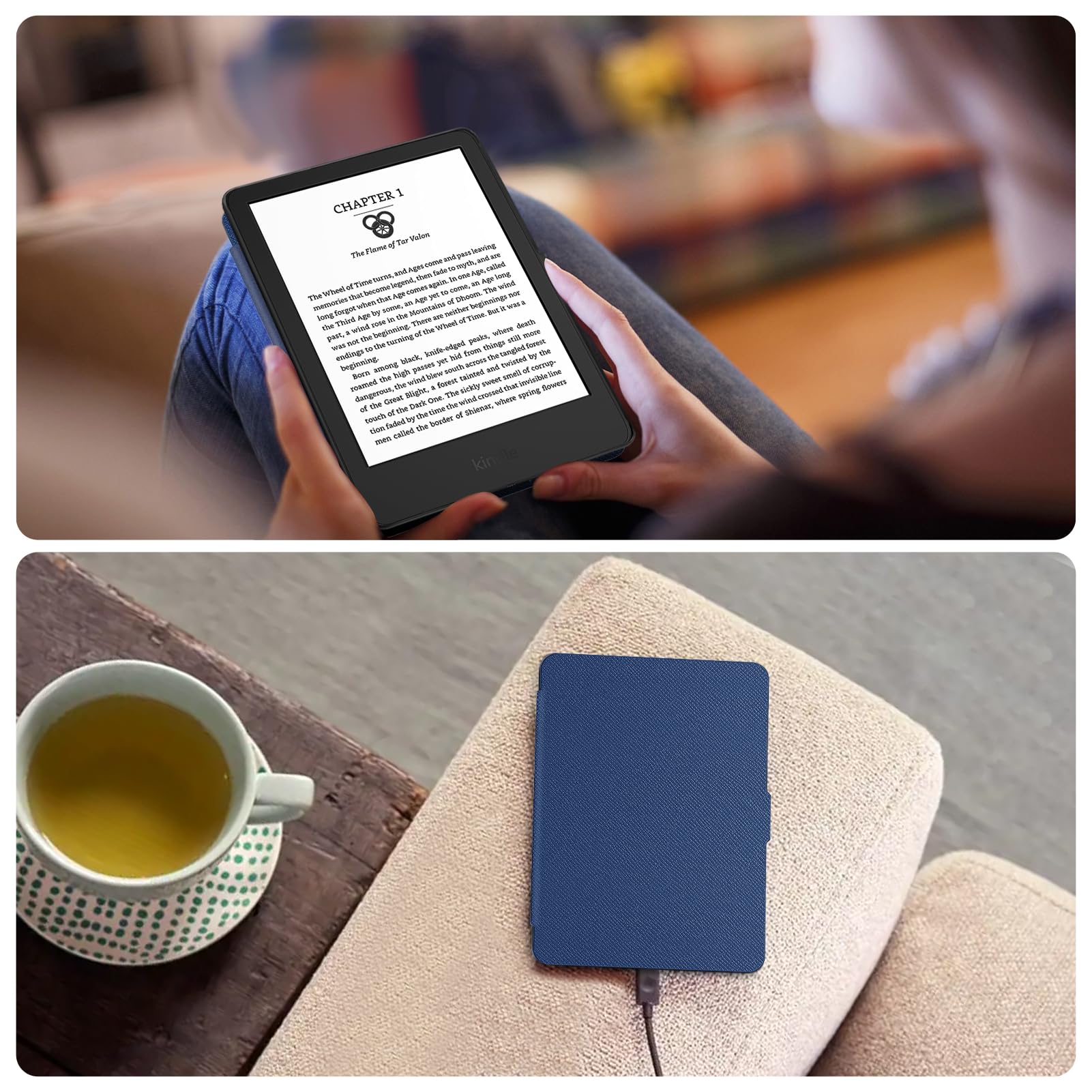 Foto 6 | Funda Fintie Slimshell Para Kindle 11.ª Generación 2024/2022  Color Azul Marino - Venta Internacional.