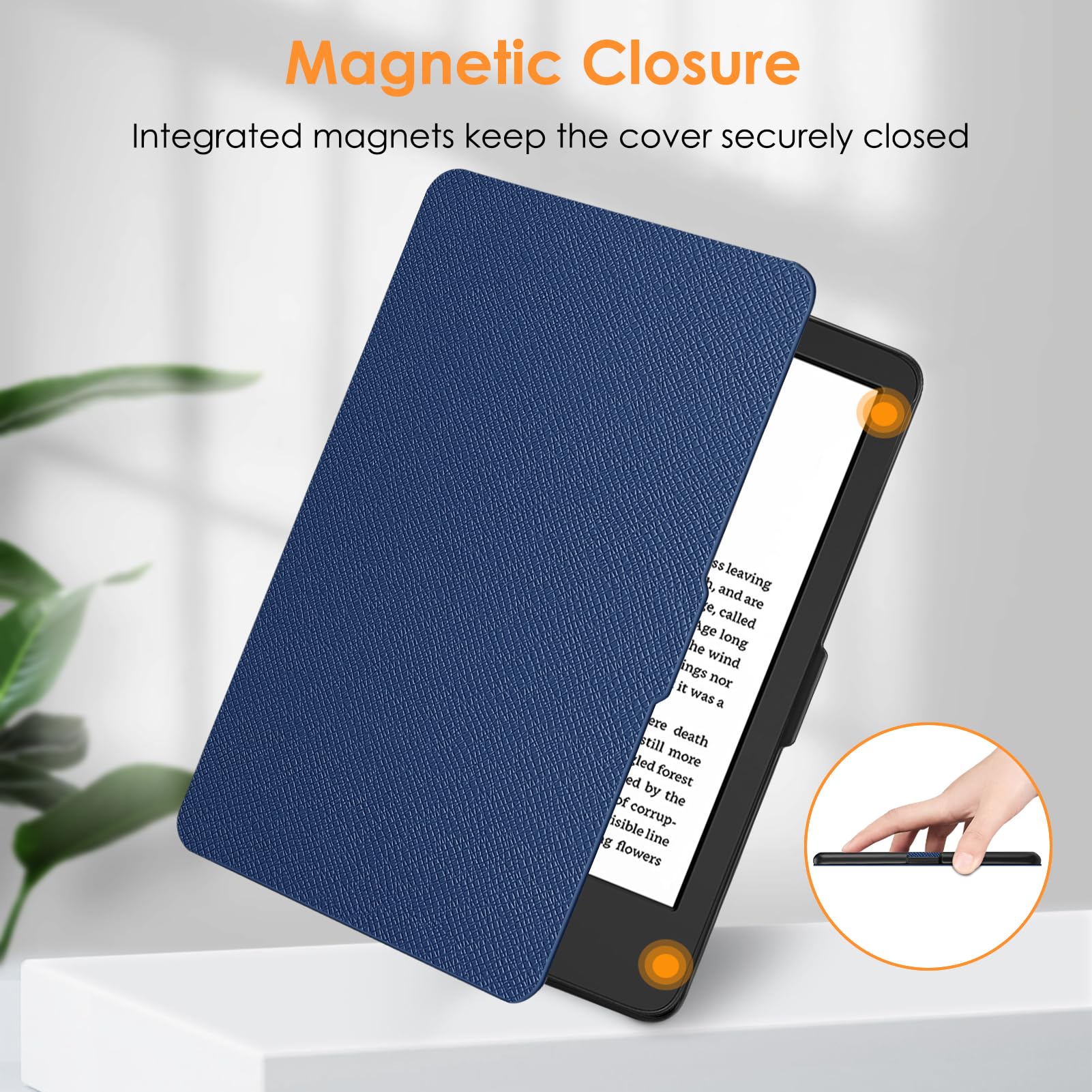 Foto 8 pulgar | Funda Fintie Slimshell Para Kindle 11.ª Generación 2024/2022  Color Azul Marino - Venta Internacional.