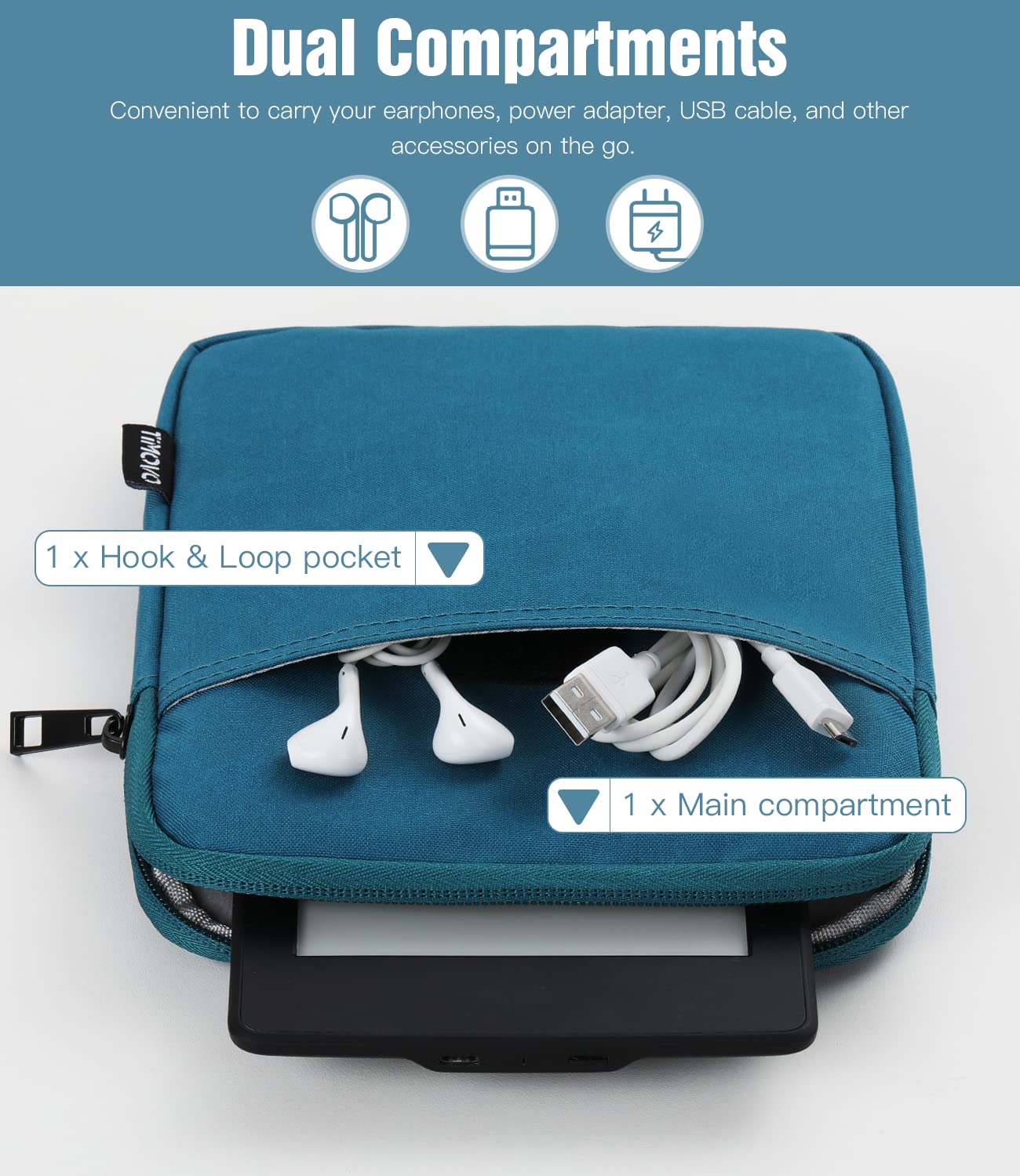 Foto 5 pulgar | Funda Timovo Para Kindle Paperwhite/oasis De 6 A 7 Pulgadas  Color Azul - Venta Internacional.