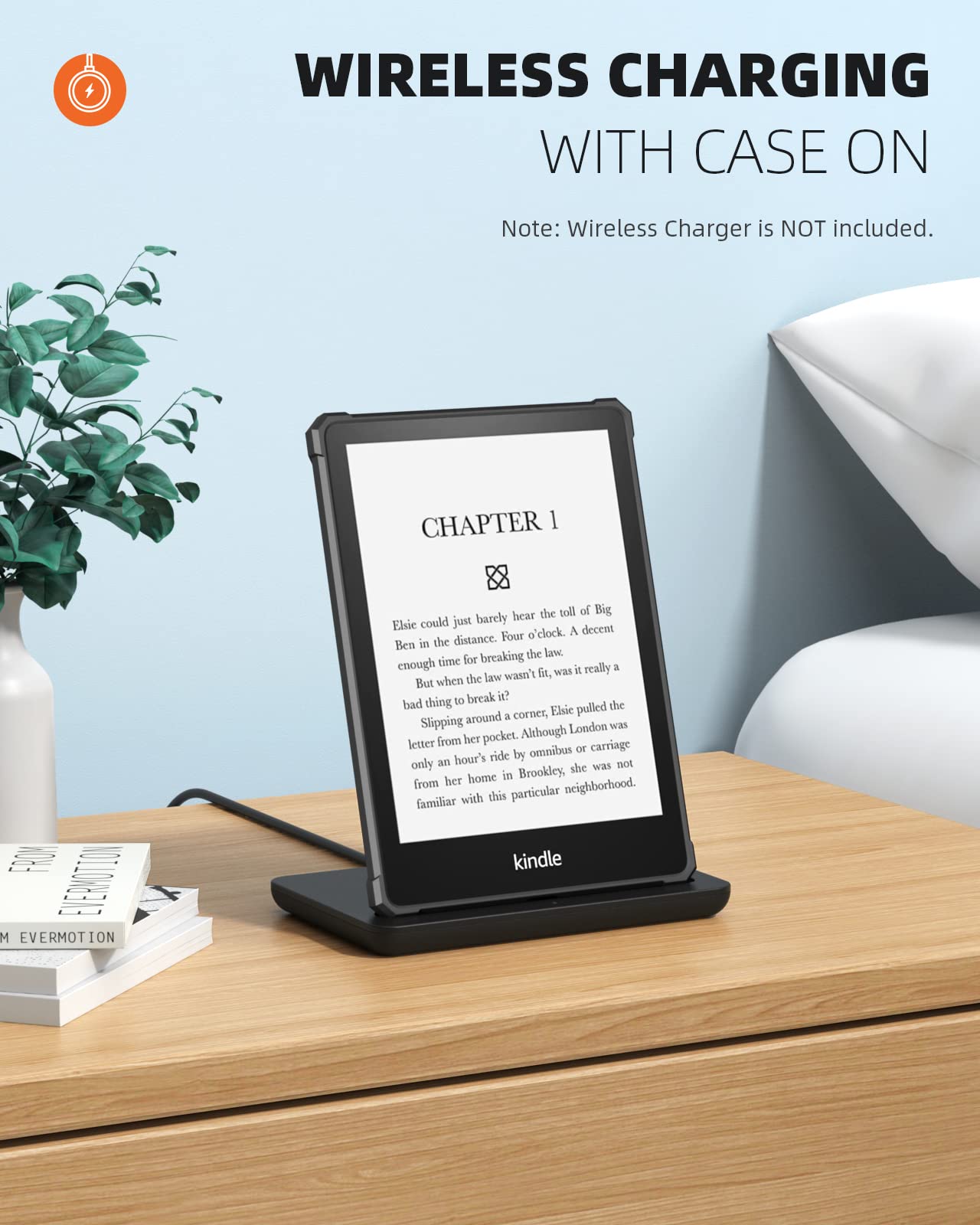 Foto 5 pulgar | Funda Moko Fit Con Kindle Paperwhite 6.8 (11.ª Generación De 2021)  Color Negro - Venta Internacional.