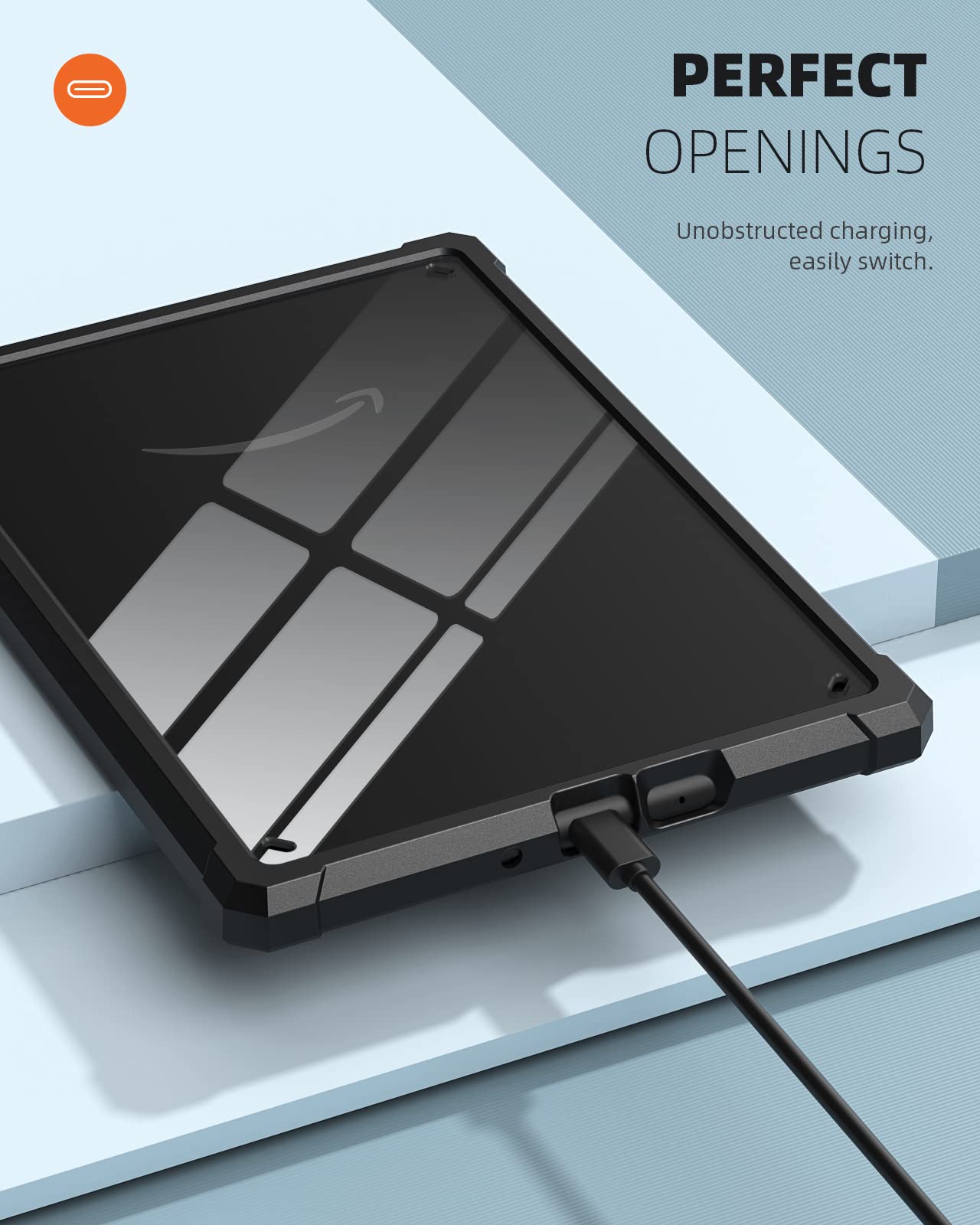 Foto 7 | Funda Moko Fit Con Kindle Paperwhite 6.8 (11.ª Generación De 2021)  Color Negro - Venta Internacional.