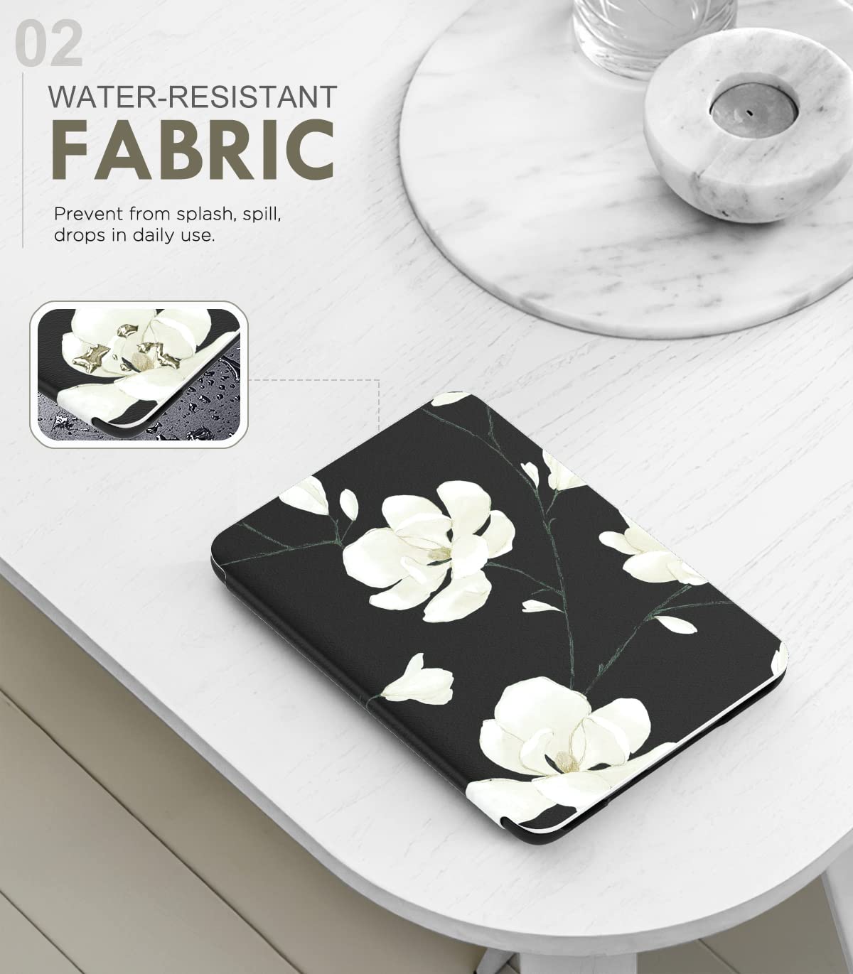 Foto 4 pulgar | Funda Moko Para Kindle 11 2024/2022 Con Función De Encendido Y Apagado Automáticos  Color Negro - Venta Internacional.