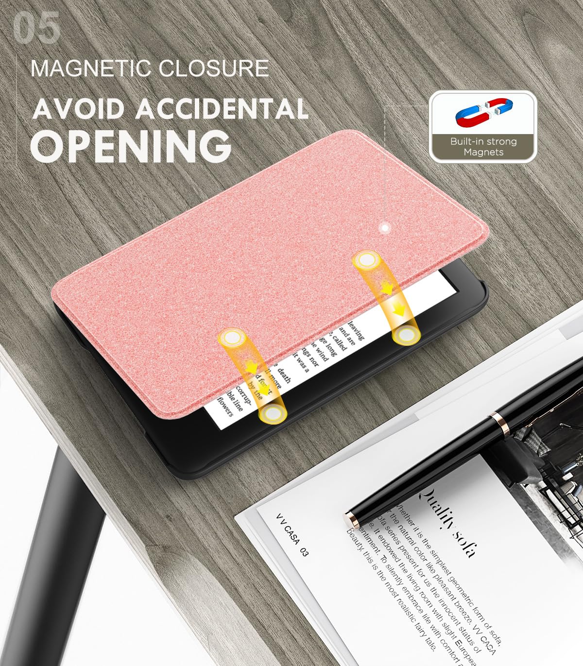 Foto 5 | Funda Moko Para Kindle 11.ª Generación 2024/2022 Con Encendido Y Apagado Automáticos - Venta Internacional.