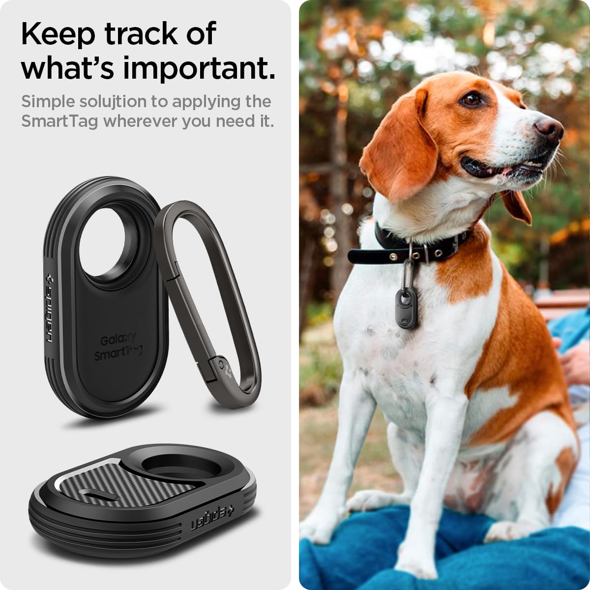 Foto 3 pulgar | Funda Spigen Rugged Armor Para Samsung Galaxy Smarttag 2  Color Negro - Venta Internacional.
