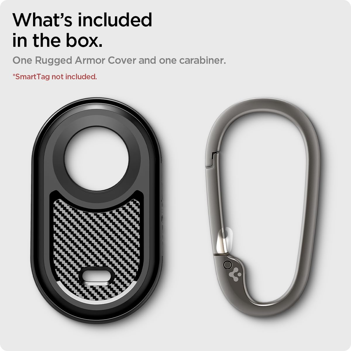 Foto 7 pulgar | Funda Spigen Rugged Armor Para Samsung Galaxy Smarttag 2  Color Negro - Venta Internacional.