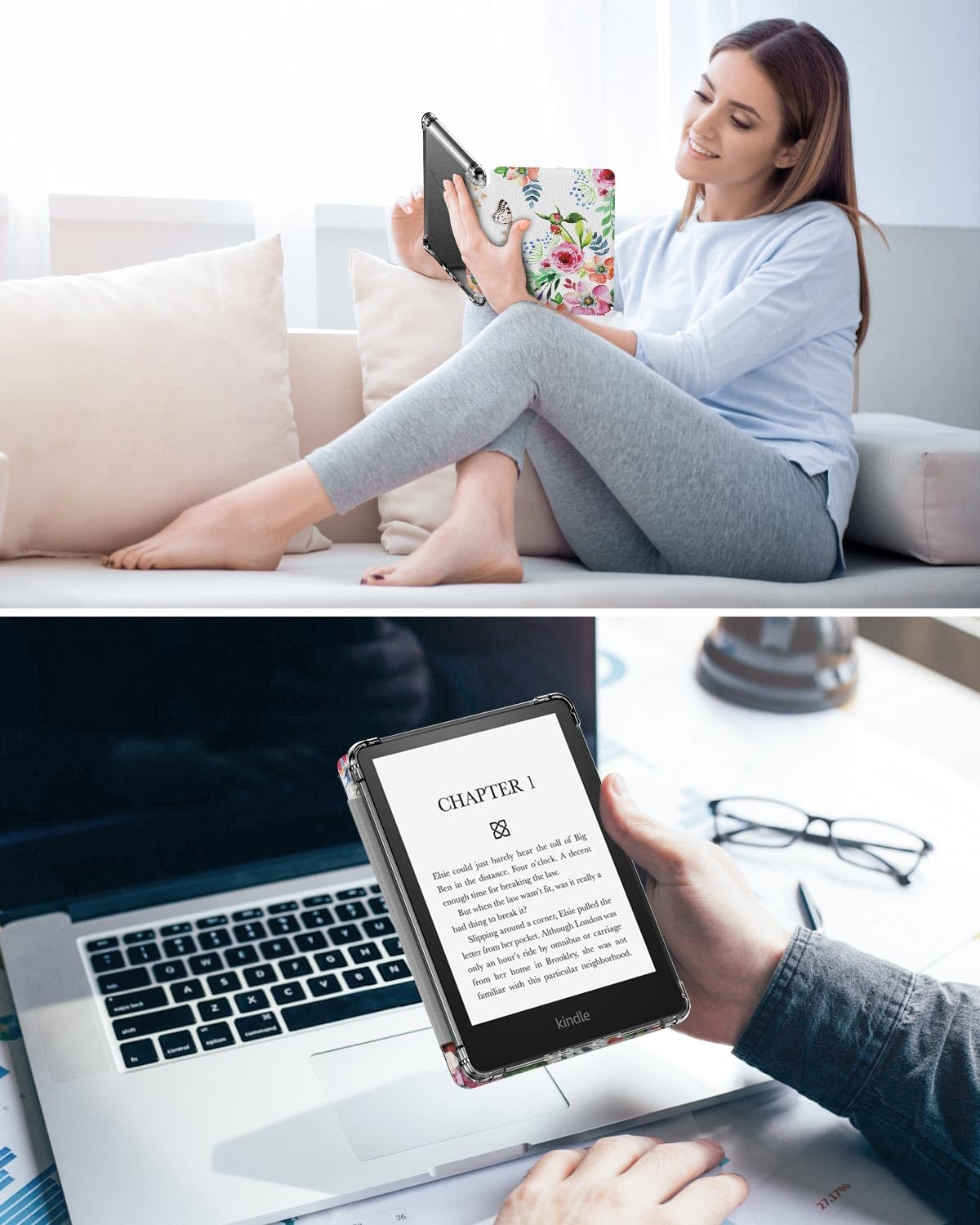 Foto 7 | Funda Moko Para Kindle Paperwhite 11th Gen 2021 6.8 Con Función Auto Wake - Venta Internacional.