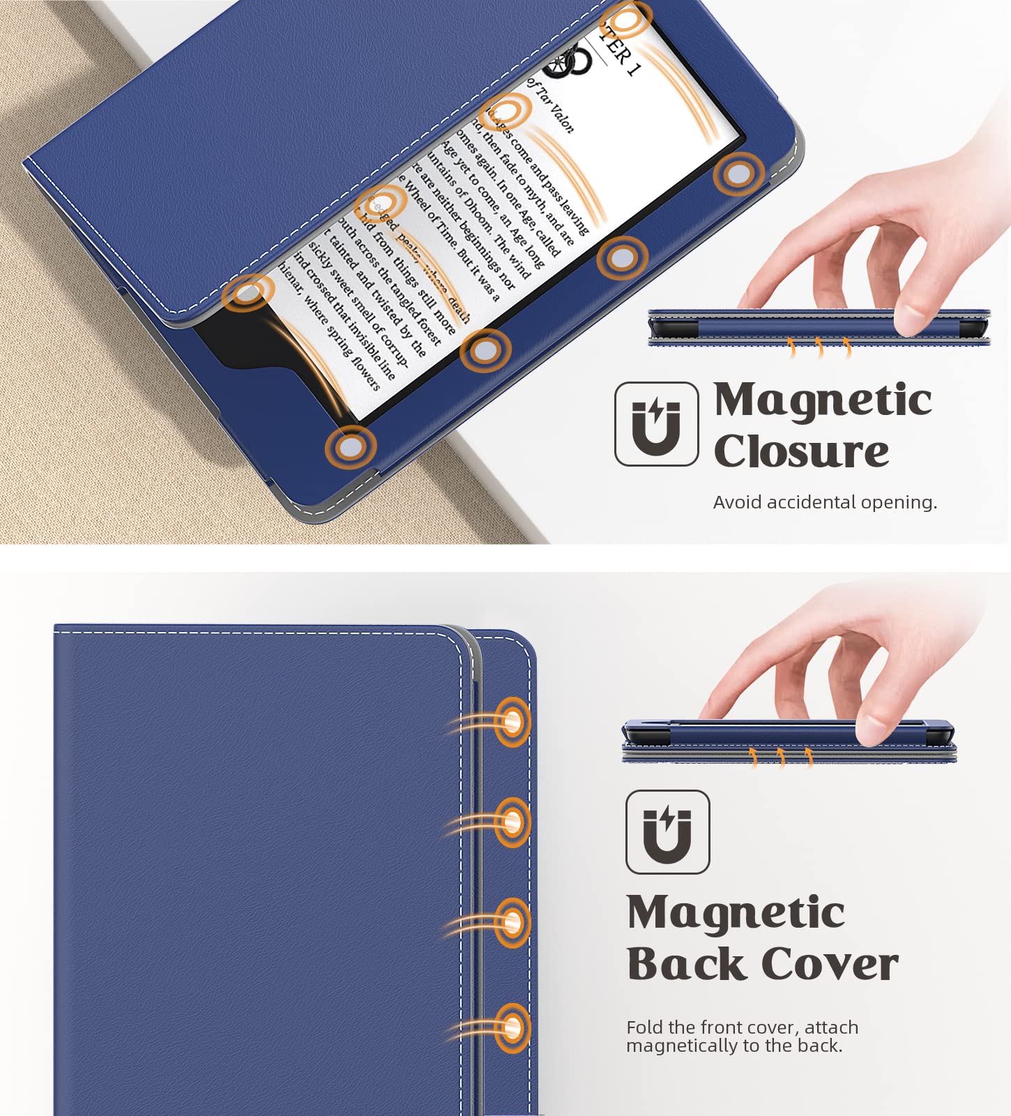 Foto 6 | Funda Moko Para Kindle 6 Totalmente Nuevos De 11.ª Generación 2024/2022/10/8.º - Venta Internacional.