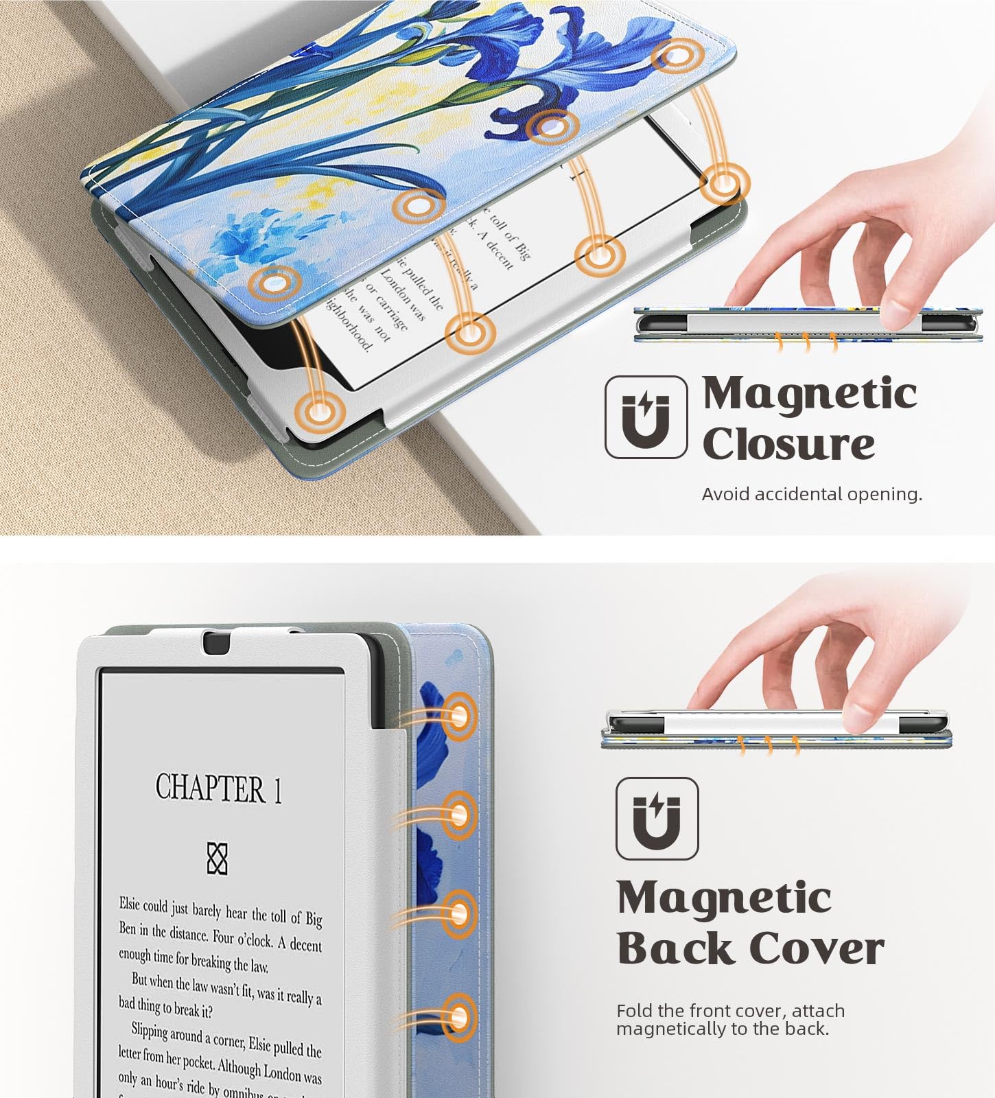 Foto 7 pulgar | Funda Moko Para Kindle Paperwhite De 12.ª Y 11.ª Generación 2024/2021 - Venta Internacional.
