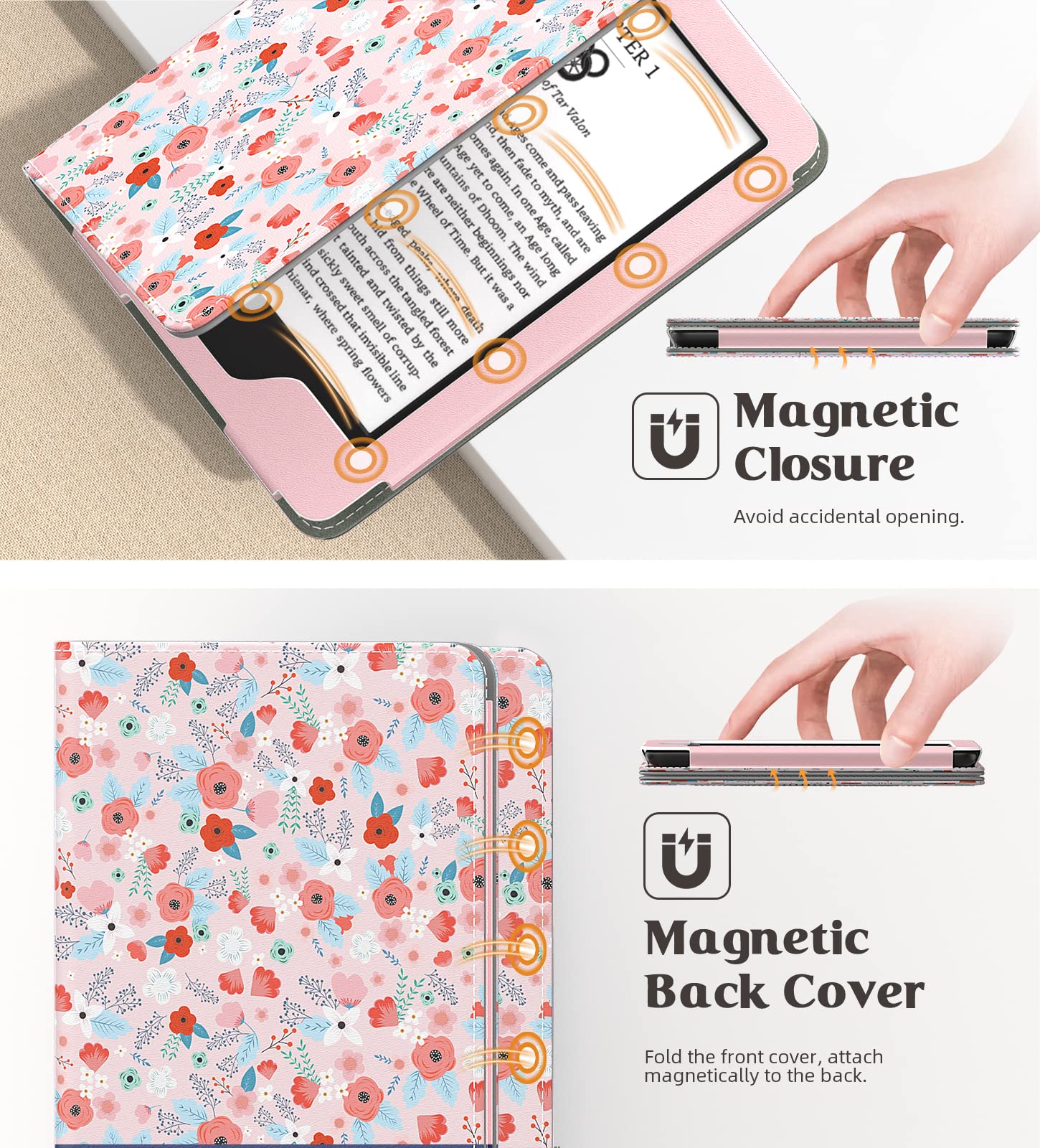 Foto 7 pulgar | Funda Moko Para Kindle 6 Totalmente Nuevos De 11.ª Generación Con Encendido/apagado Automáticos - Venta Internacional.