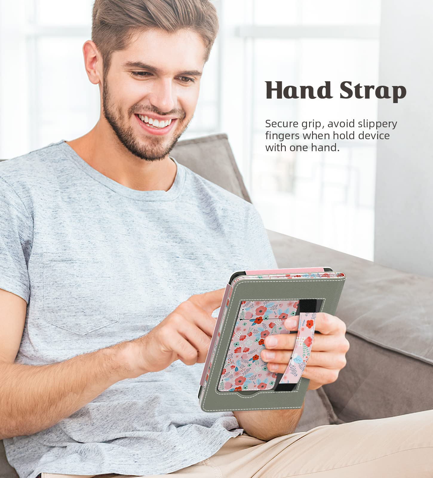 Foto 8 pulgar | Funda Moko Para Kindle 6 Totalmente Nuevos De 11.ª Generación Con Encendido/apagado Automáticos - Venta Internacional.