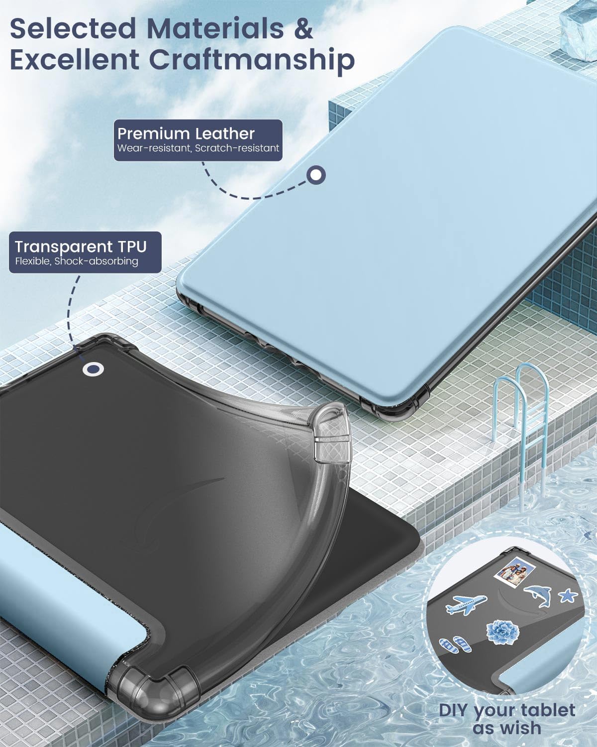 Foto 5 pulgar | Funda Trasera De Tpu Ultra Transparente Moko Para Kindle 11ª Generación 2024 - Venta Internacional.