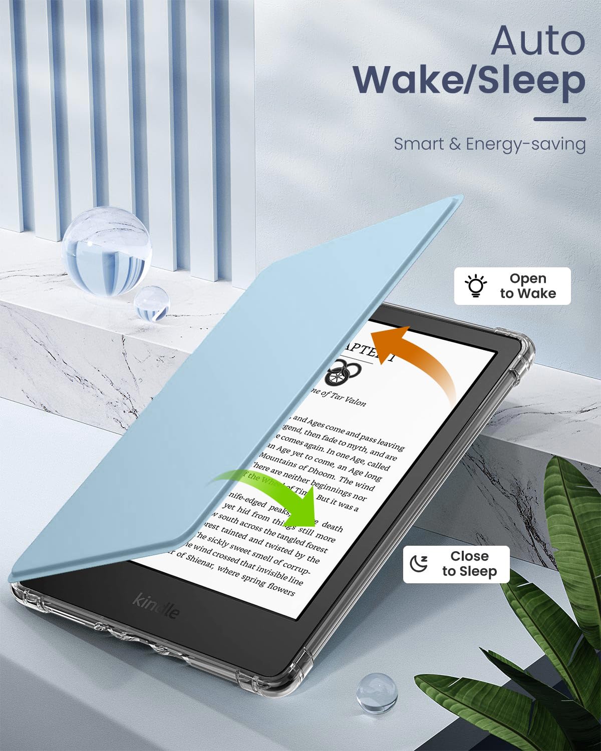 Foto 5 | Funda Trasera De Tpu Ultra Transparente Moko Para Kindle 11ª Generación 2024 - Venta Internacional.