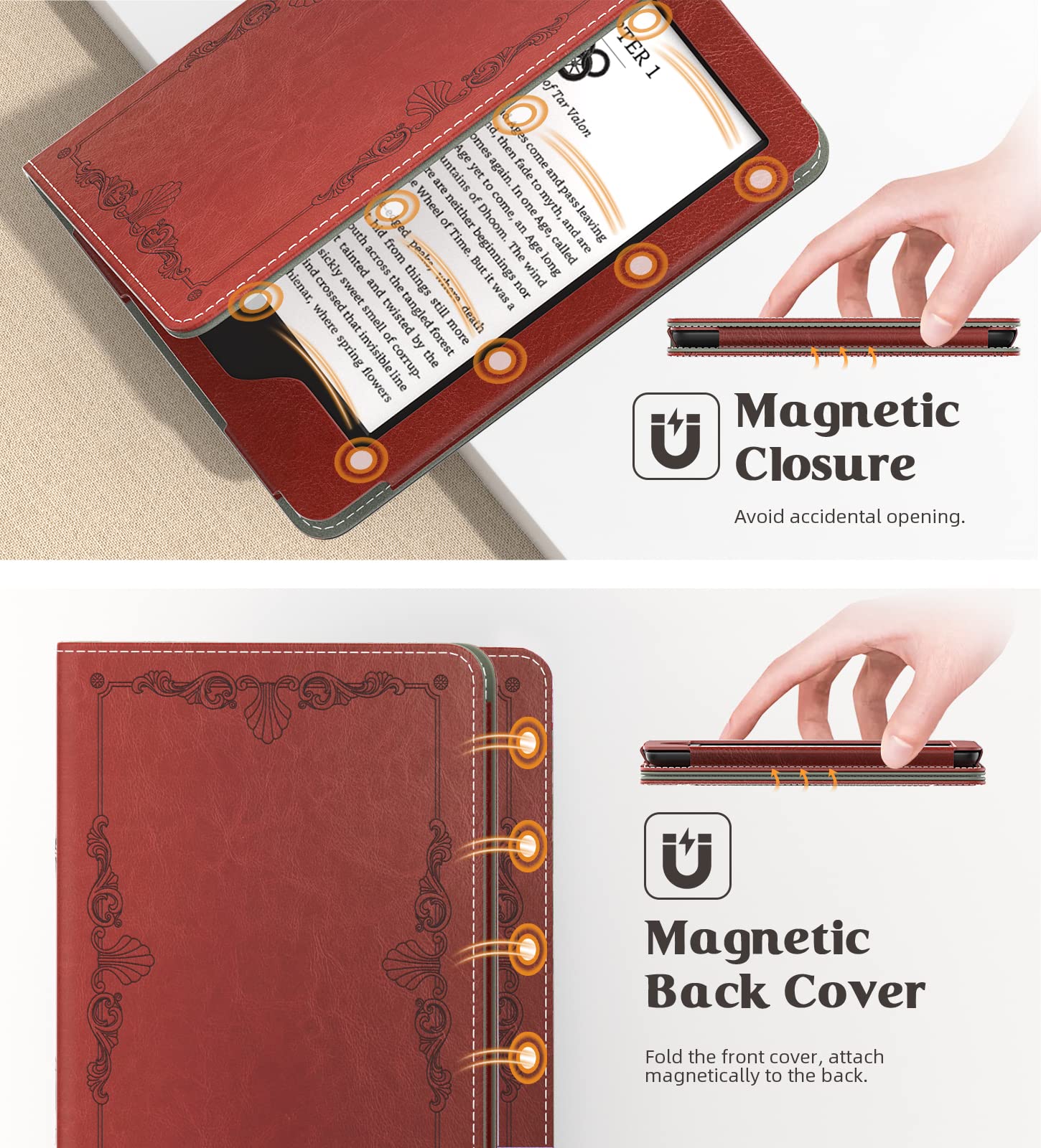 Foto 7 pulgar | Funda De Poliuretano Ultraligera Moko Para Kindle 6 2024 - Venta Internacional.