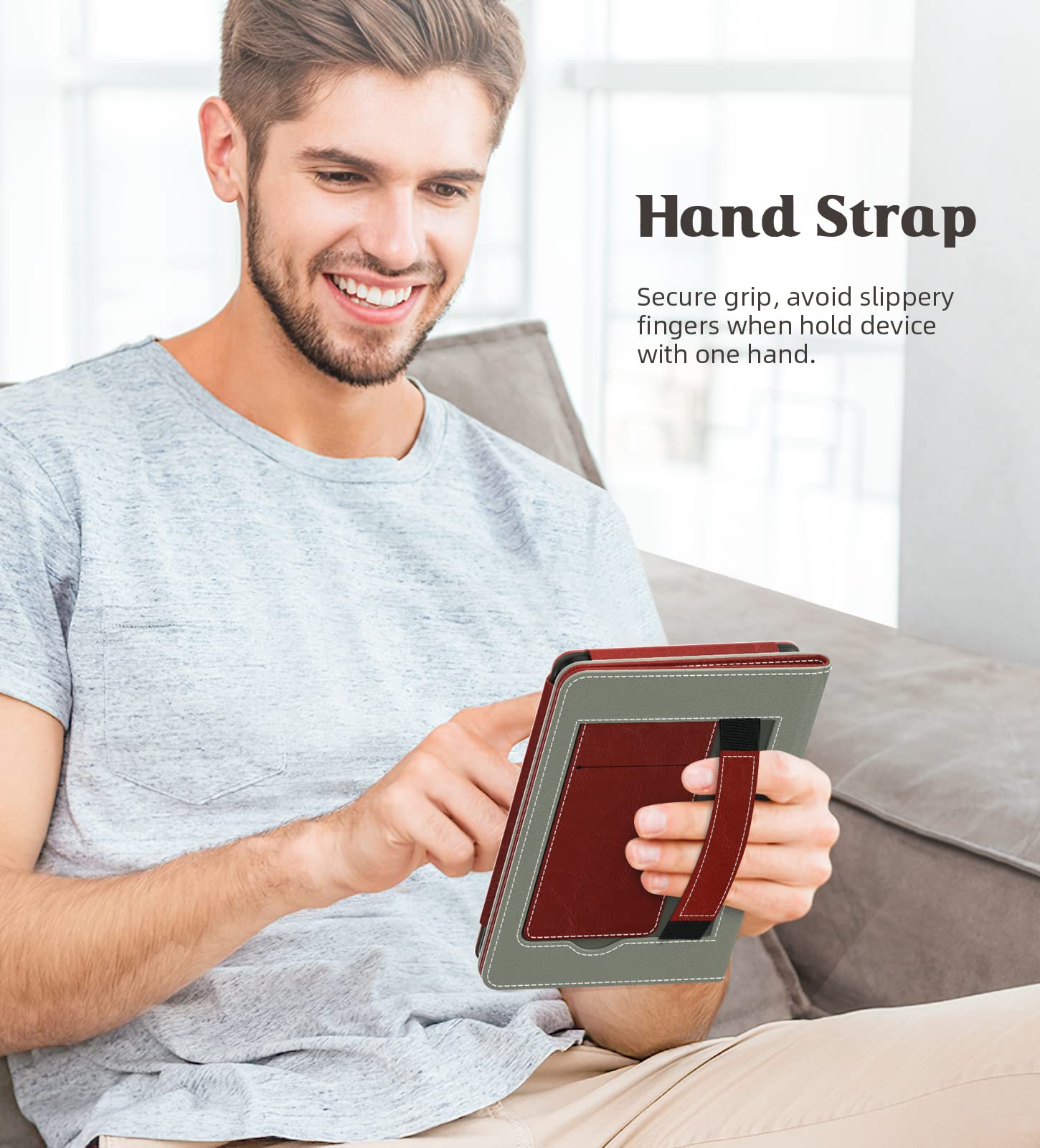 Foto 8 pulgar | Funda De Poliuretano Ultraligera Moko Para Kindle 6 2024 - Venta Internacional.