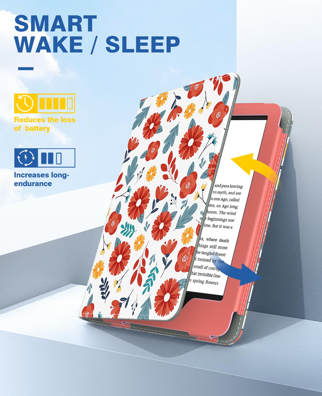 Foto 5 pulgar | Funda Moko Para El Nuevo Kindle 6 (11.ª Generación  2022/10.ª Generación  2019) - Venta Internacional.