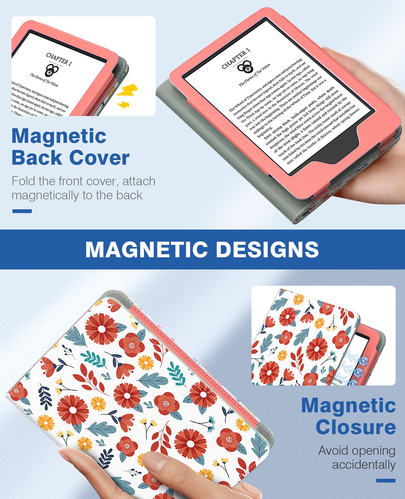 Foto 7 pulgar | Funda Moko Para El Nuevo Kindle 6 (11.ª Generación  2022/10.ª Generación  2019) - Venta Internacional.