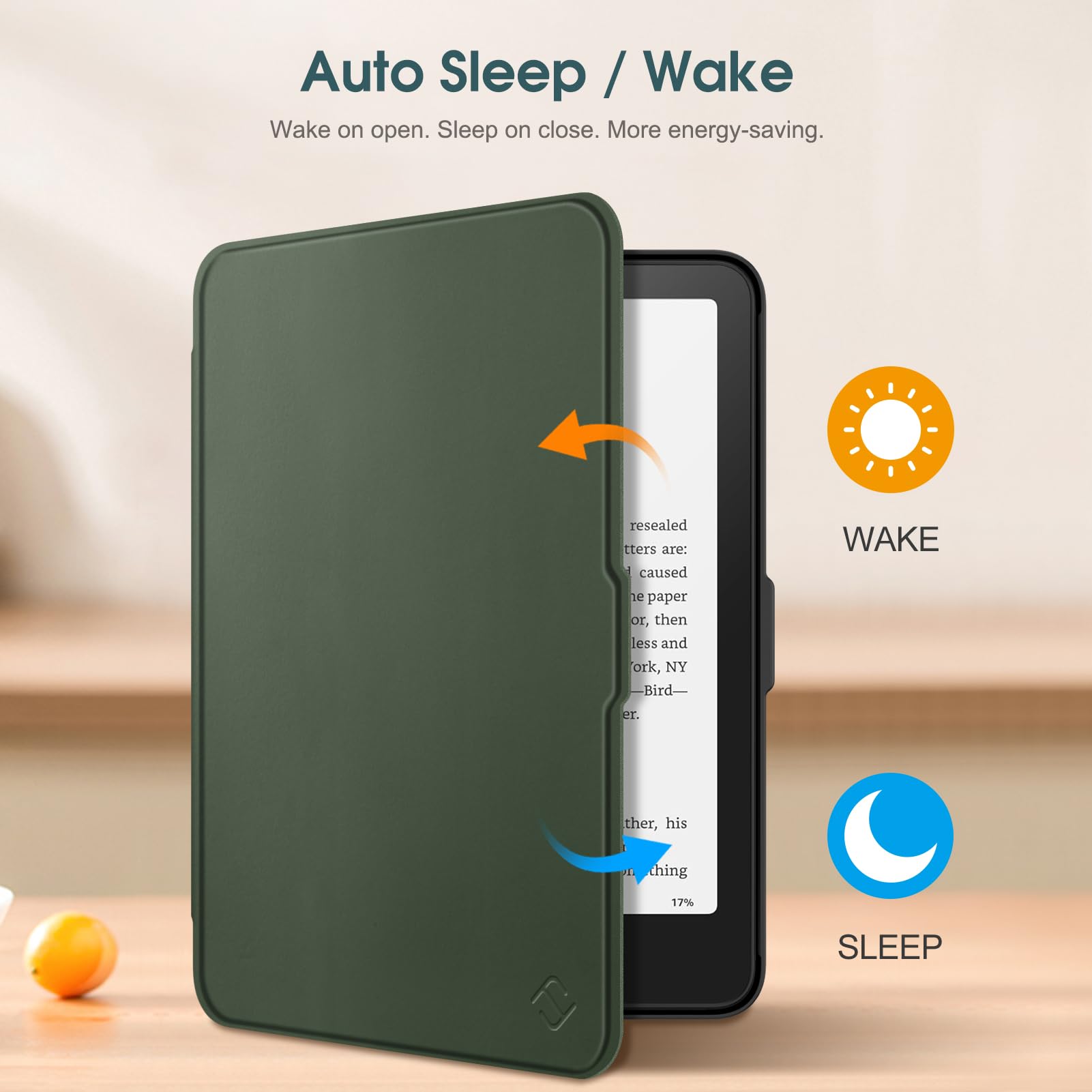 Foto 3 | Funda Fintie Para Kindle Paperwhite 12.ª Generación 2024 Con Función De Encendido/apagado Automático - Venta Inte