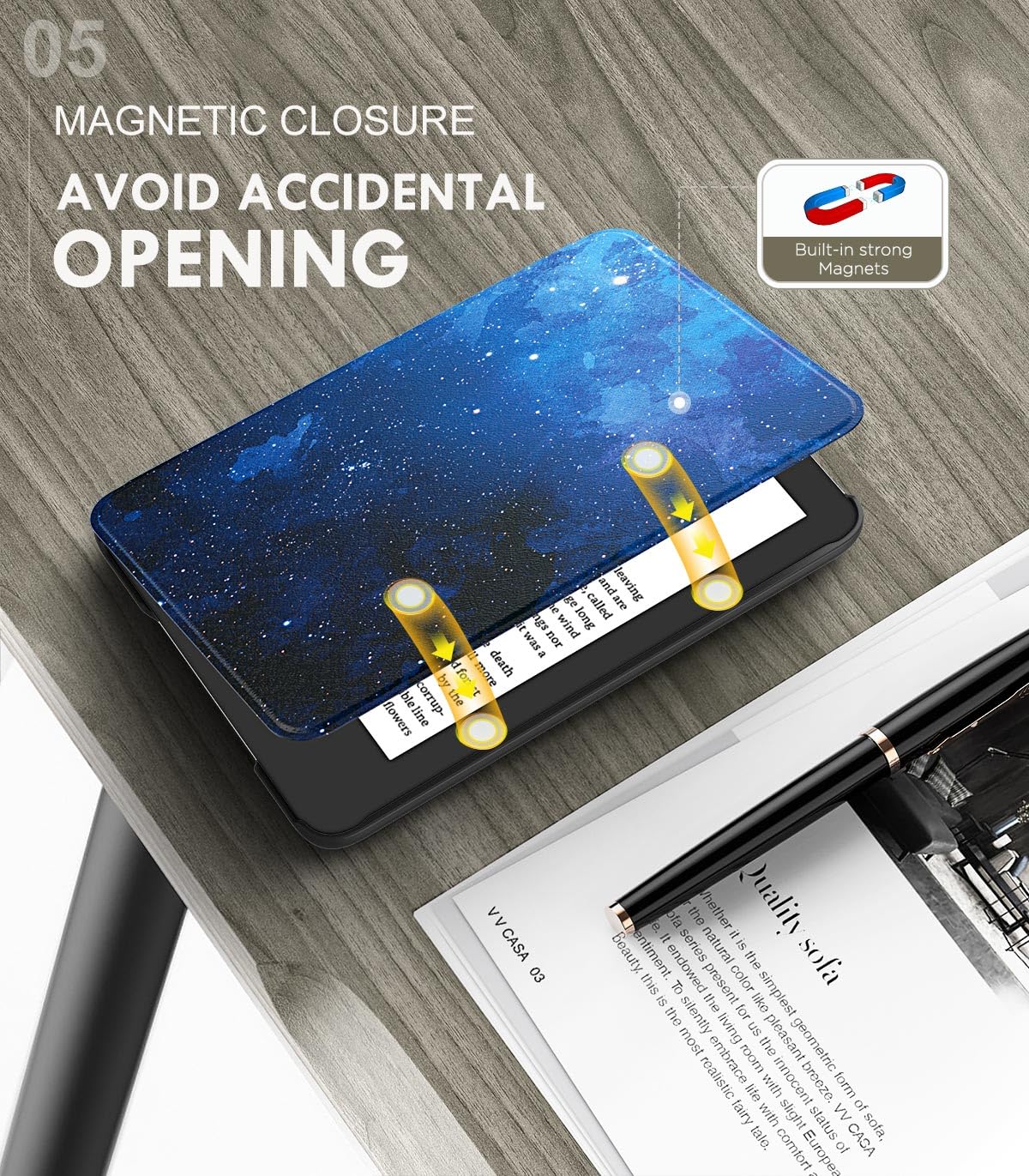 Foto 5 | Funda Moko Para Kindle 11.ª Generación 2024/2022 Con Encendido Y Apagado Automáticos - Venta Internacional.