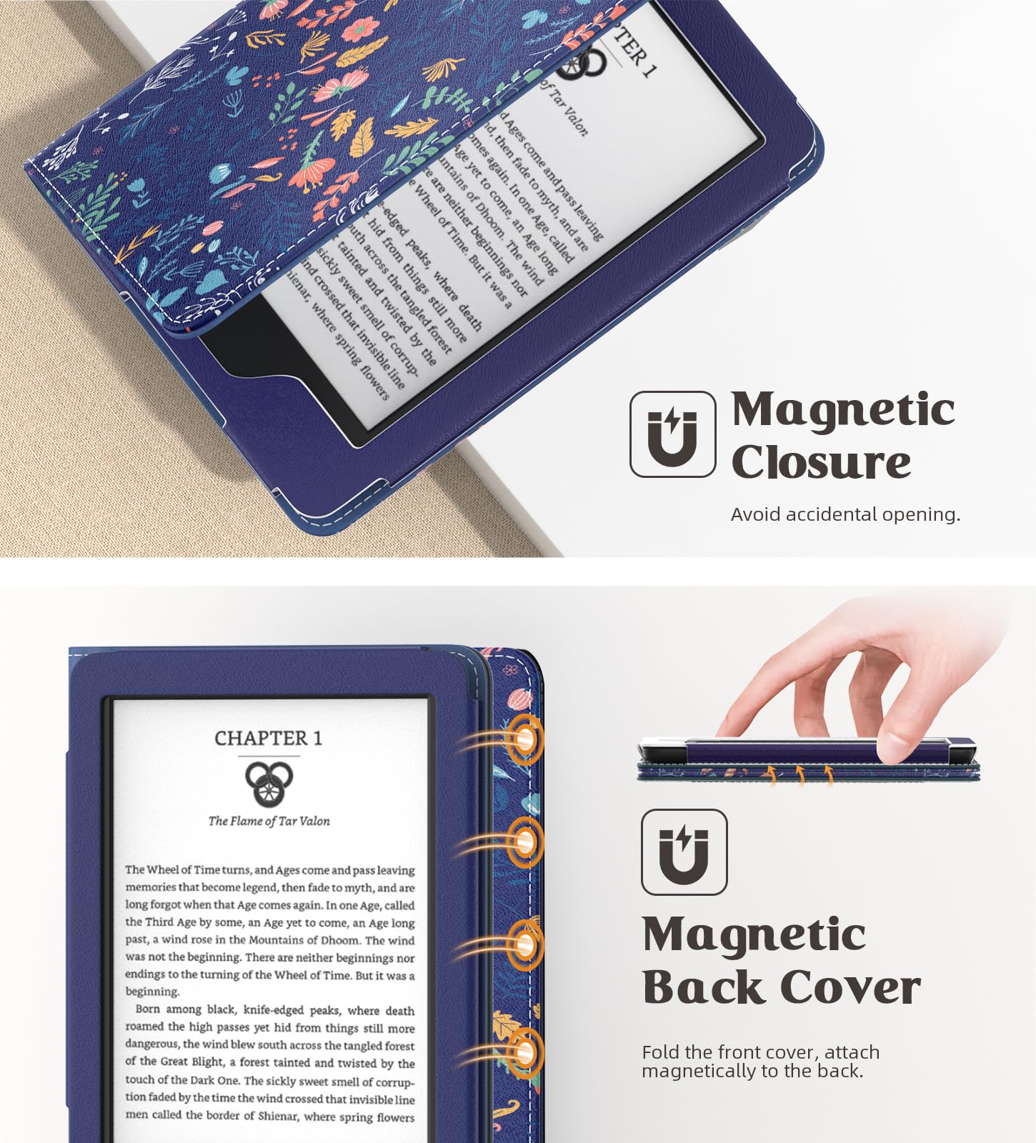 Foto 7 pulgar | Funda De Poliuretano Ultraligera Moko Para Kindle 6 2024 - Venta Internacional.