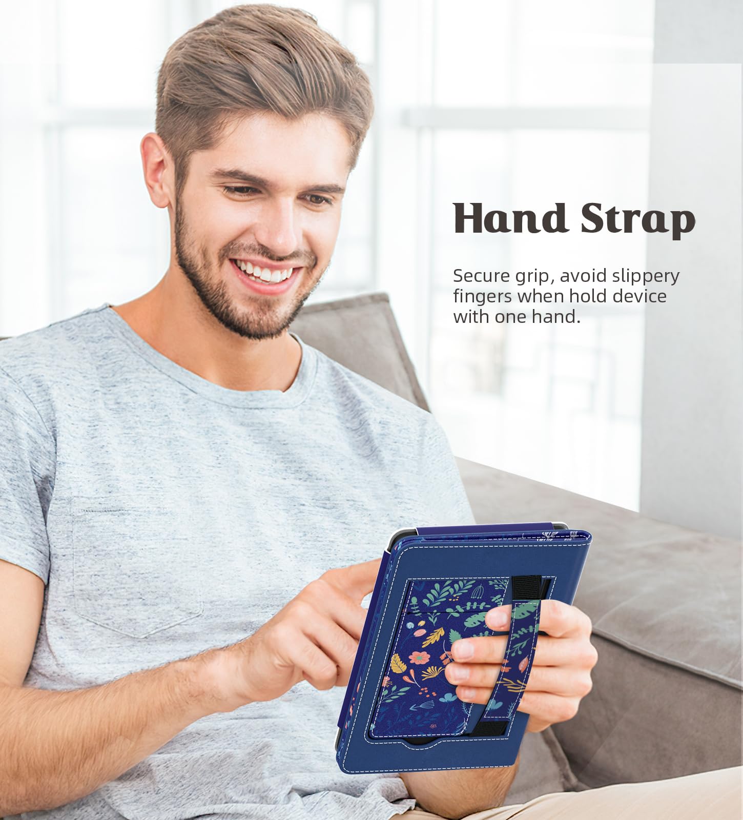 Foto 8 pulgar | Funda De Poliuretano Ultraligera Moko Para Kindle 6 2024 - Venta Internacional.