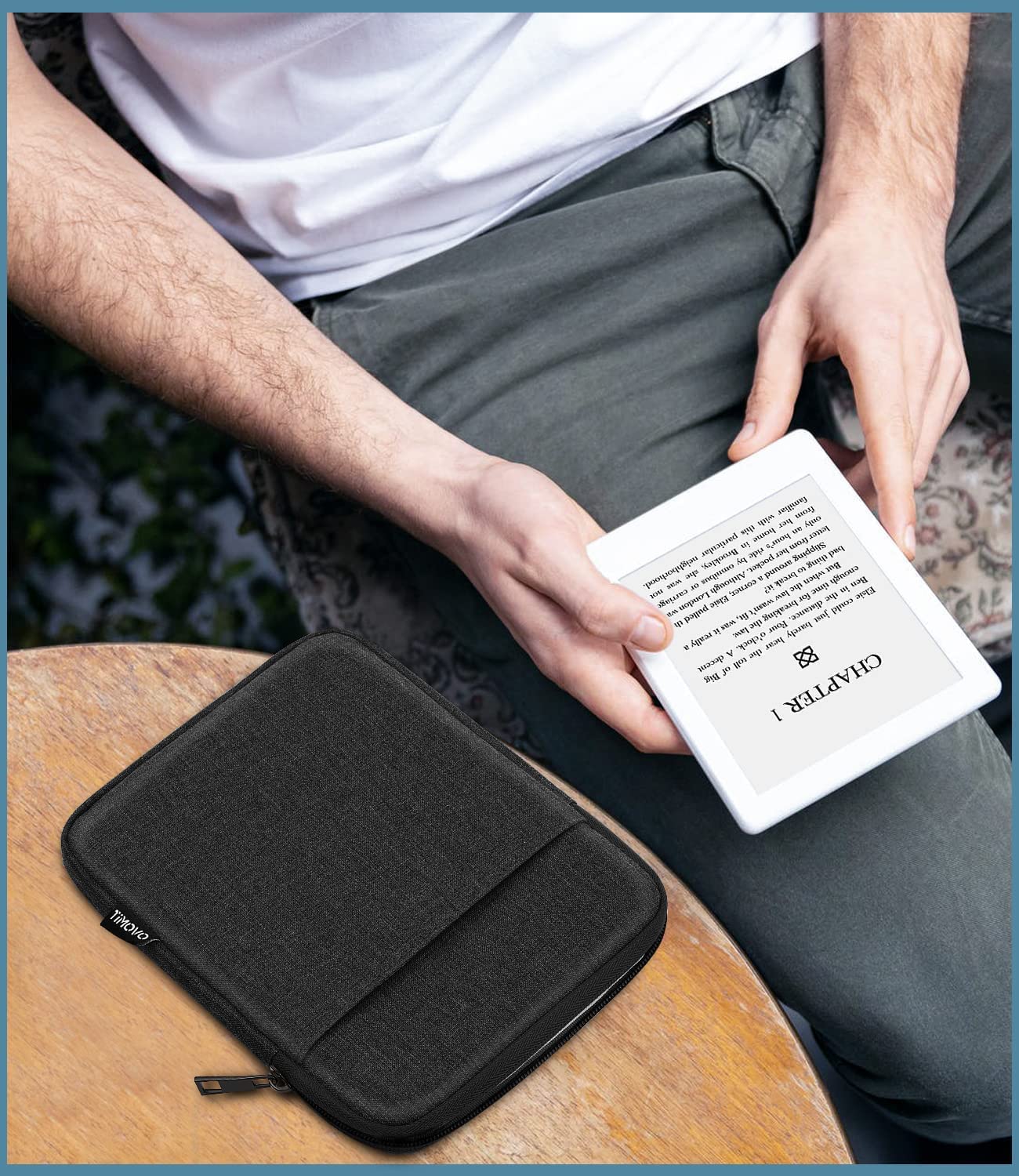 Foto 7 | Funda Timovo Para Kindle Paperwhite De 6 A 7 Pulgadas  Color Negro - Venta Internacional.