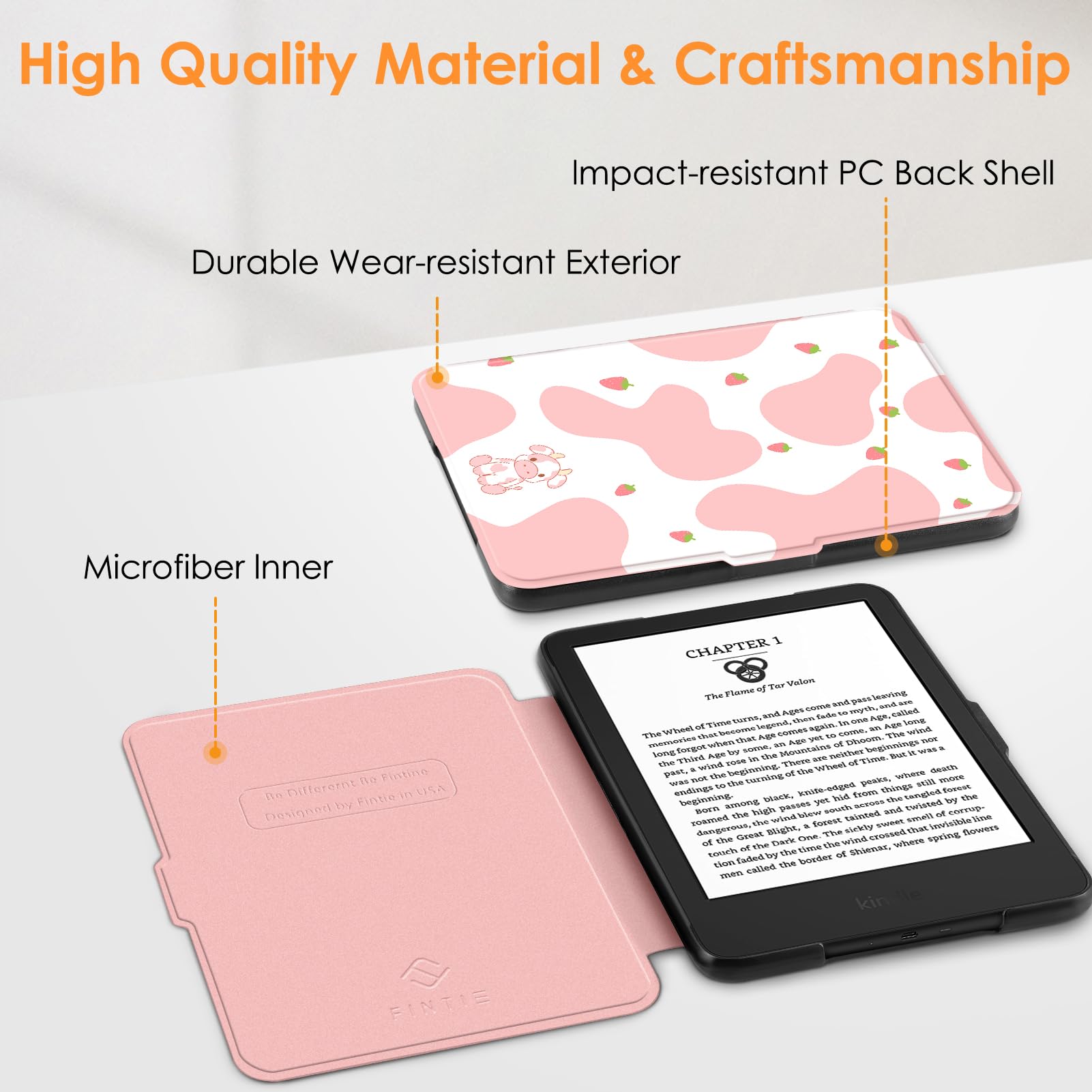 Foto 6 pulgar | Funda Fintie Slimshell Para 6 Kindle Totalmente Nuevos De 11.ª Generación 2024/2022 - Venta Internacional.