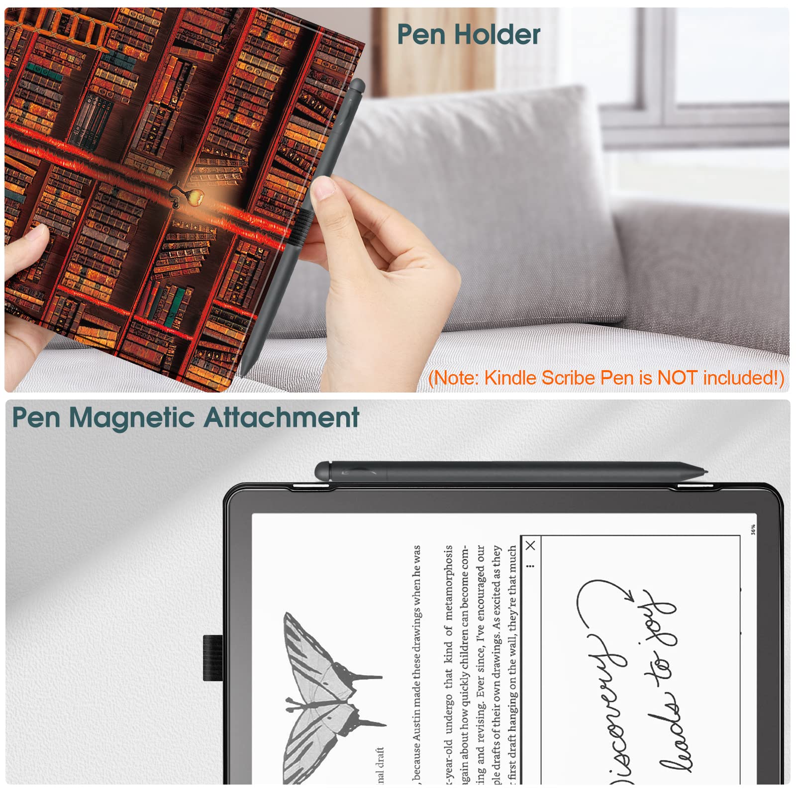 Foto 7 pulgar | Funda Fintie Slimshell Para Kindle Scribe 10.2 (2024/2022) - Venta Internacional.