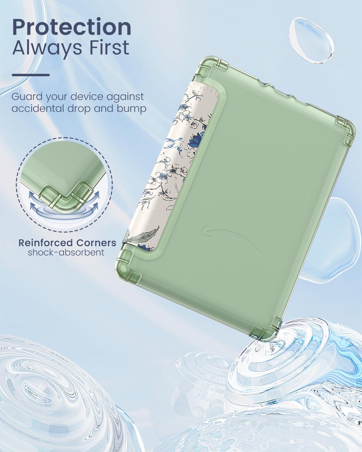 Foto 4 pulgar | Funda Moko Para Kindle 6 (11.ª Generación  2024/2022)  Tpu Ultra Transparente - Venta Internacional.
