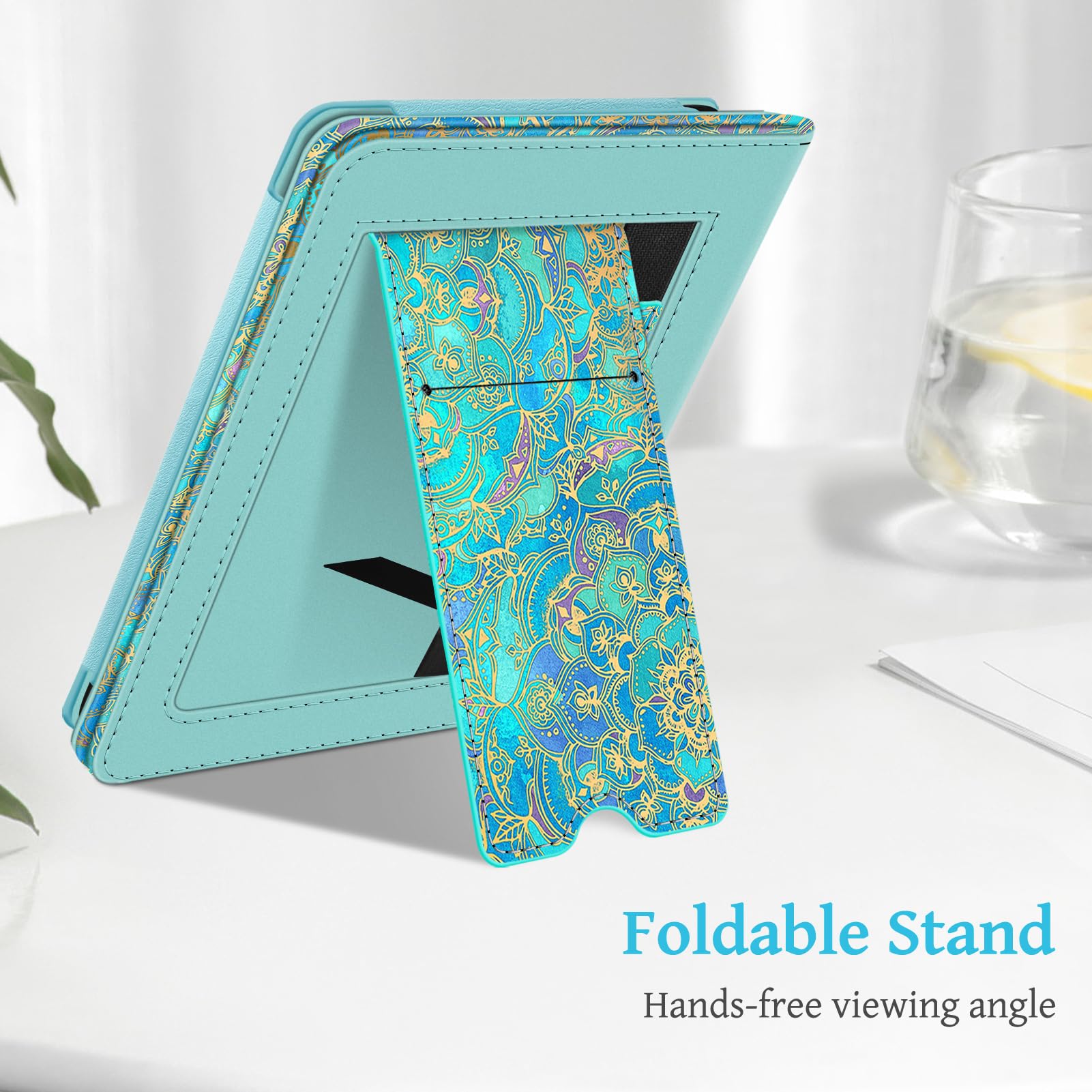 Foto 5 pulgar | Funda De Piel Sintética Fintie Stand Con Función De Encendido/apagado Automático Para Kindle 6 11th - Venta Interna
