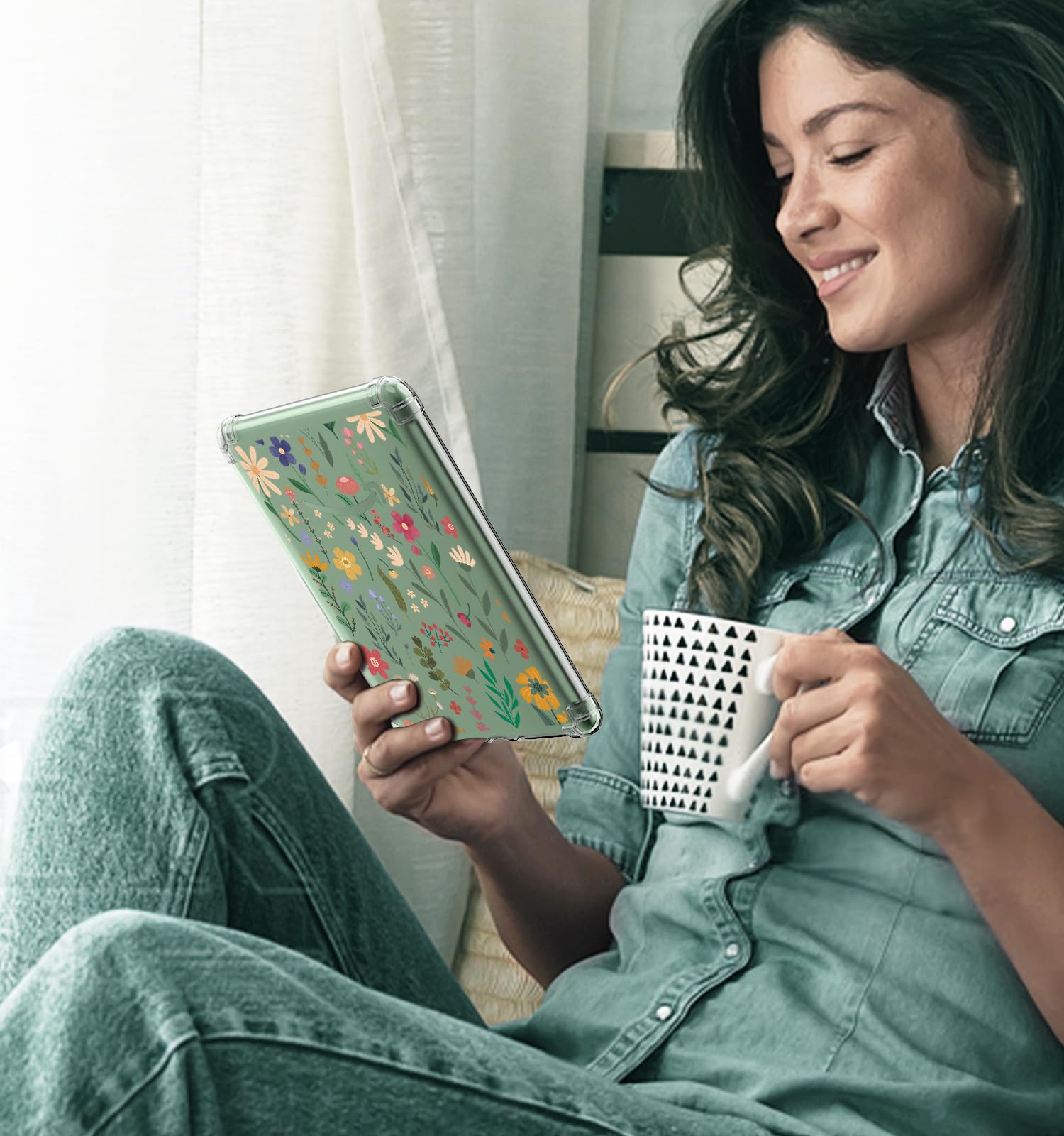 Foto 6 | Funda Moko Para Kindle 6 Totalmente Nuevo (11.ª Gen-2024/2022)  Tpu Transparente - Venta Internacional.