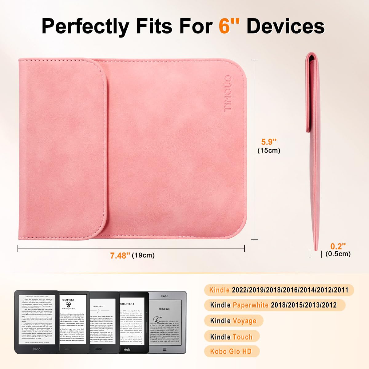 Foto 4 pulgar | Funda Para Tablet Timovo De 6 Pulgadas Para El Nuevo Kindle 6 De 11.ª Generación - Venta Internacional.