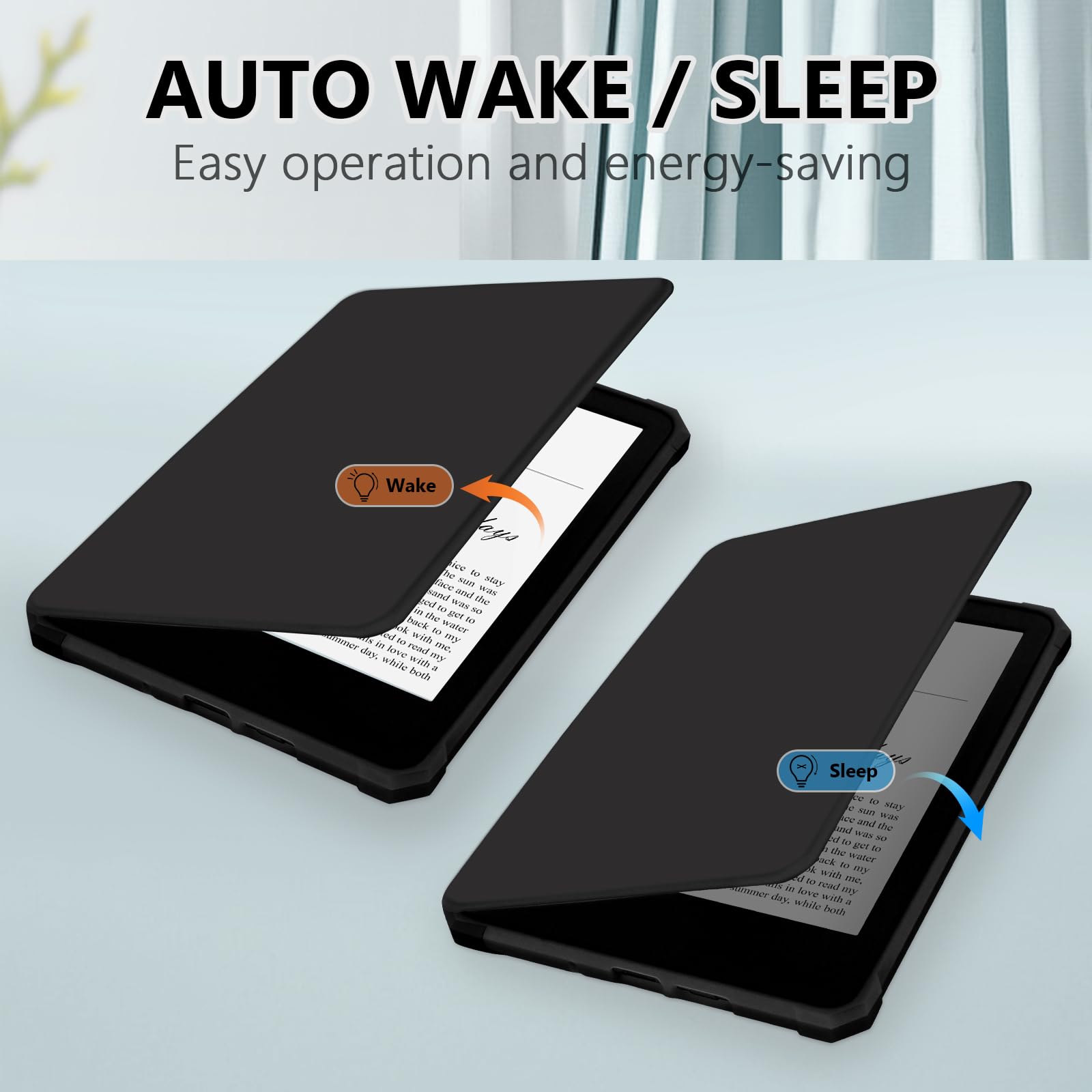 Foto 4 | Funda Fuwang Para Kindle De 6 Pulgadas  11.ª Generación  2024/2022  Piel Sintética - Venta Internacional.